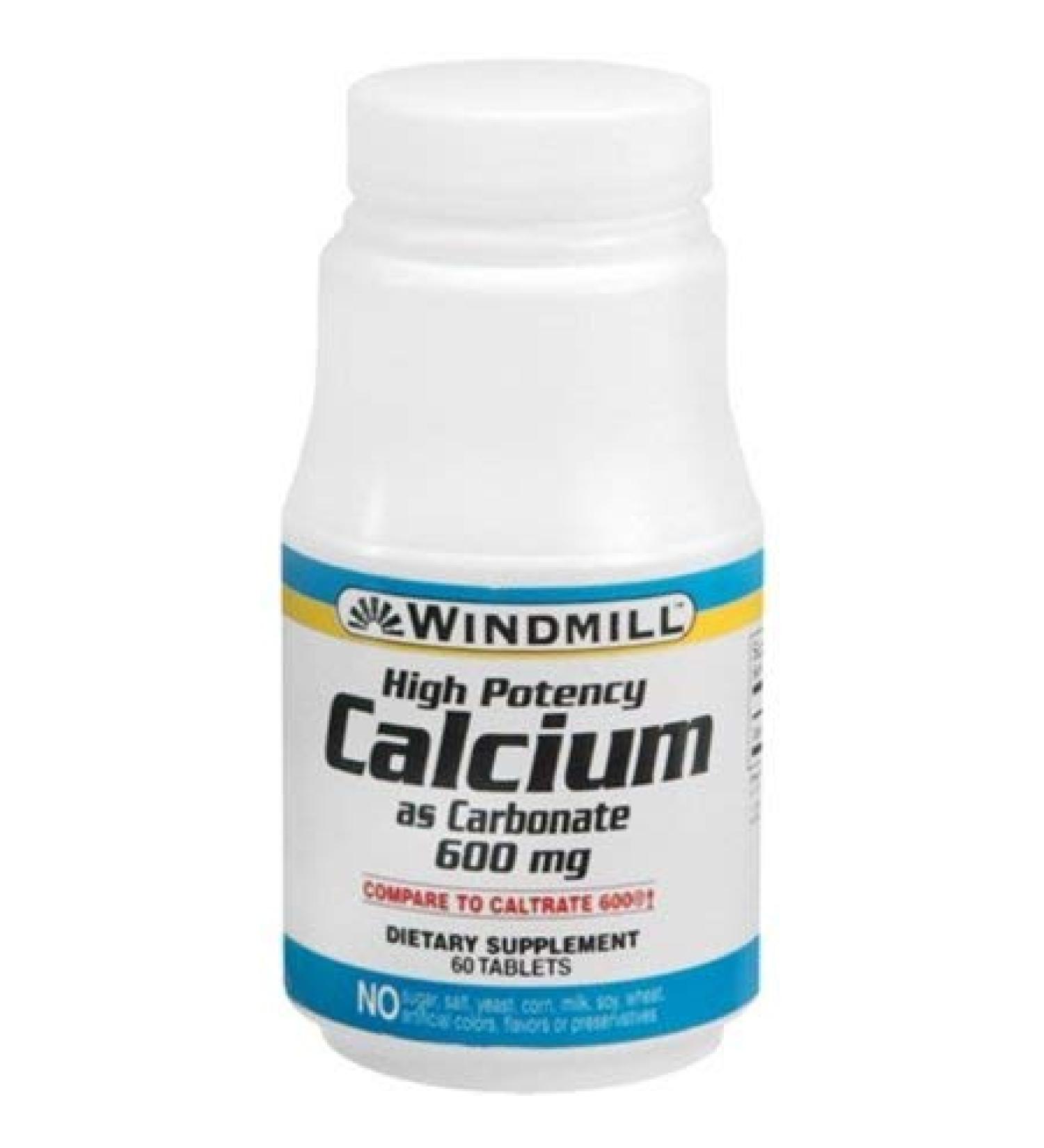 Calcium Carbonate 600Mg Tabs 60'S