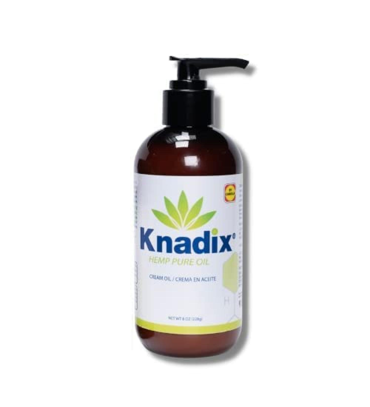 Knadix Hemp Oil Cream Ideal for Sensitive Skin - 8 oz Each - Moisturizing and Emolient