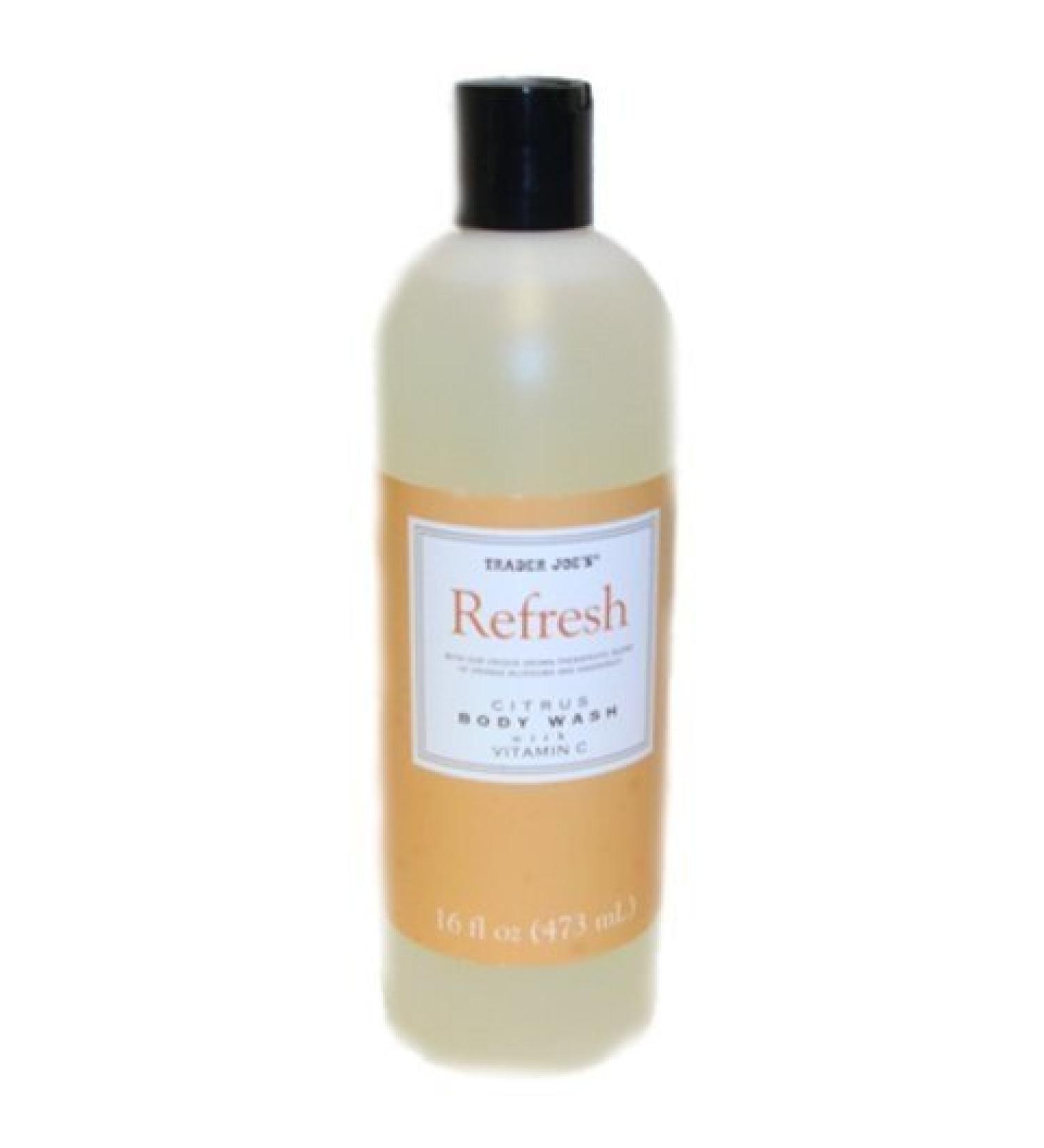 Trader Joe's Refresh Citrus Body Wash with Vitamin C - Cruelty Free  16 Fl Oz (473 mL)