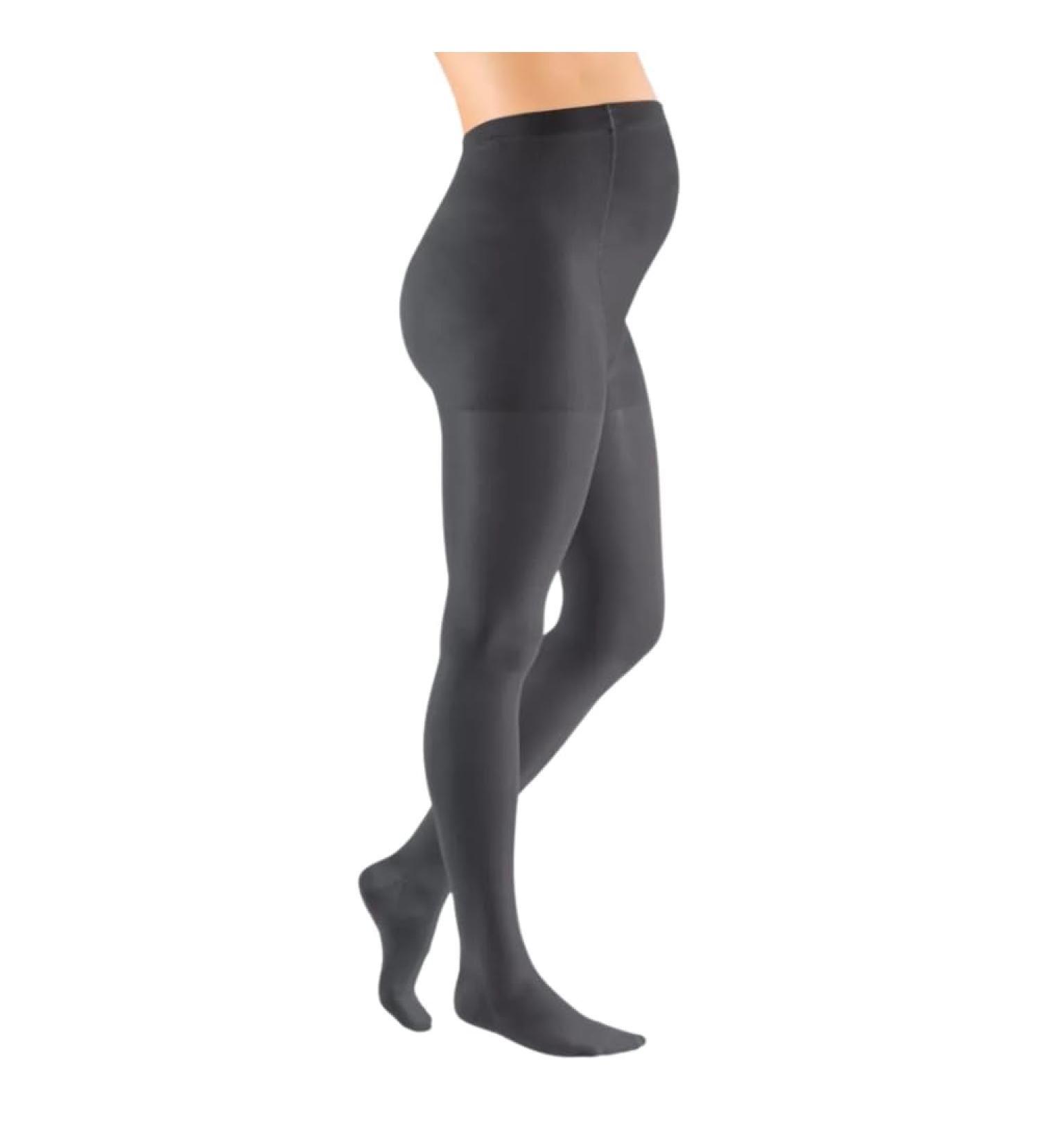 Buy Mediven Elegance KKL 1 at/U Maternity Trousers - Softsp. II in Normal Anthracite | International Shipping Available - Buy Online on GoSupps.com