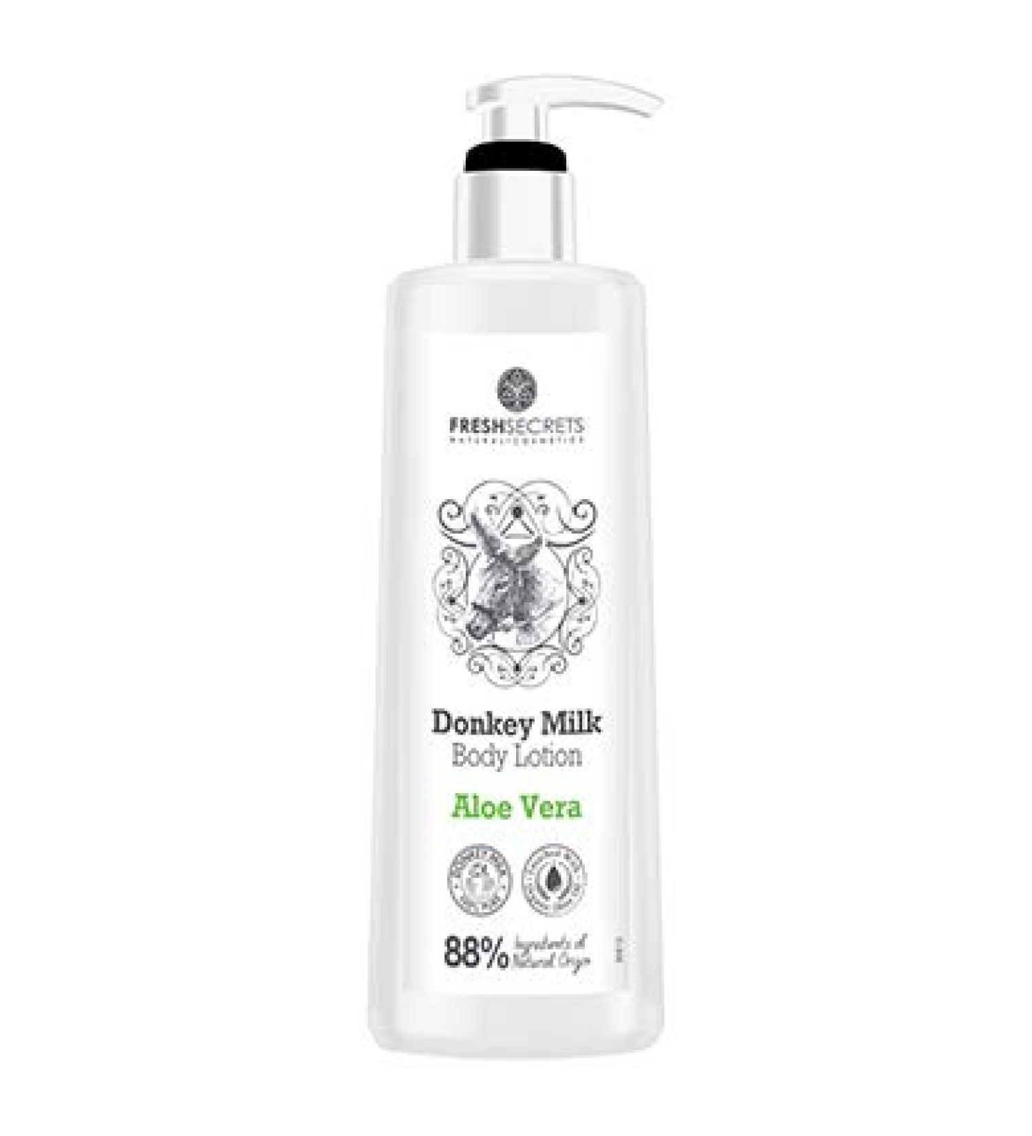 Fresh Secrets Body Lotion Donkey Milk & Aloe Vera 200ml/6.76fl.oz