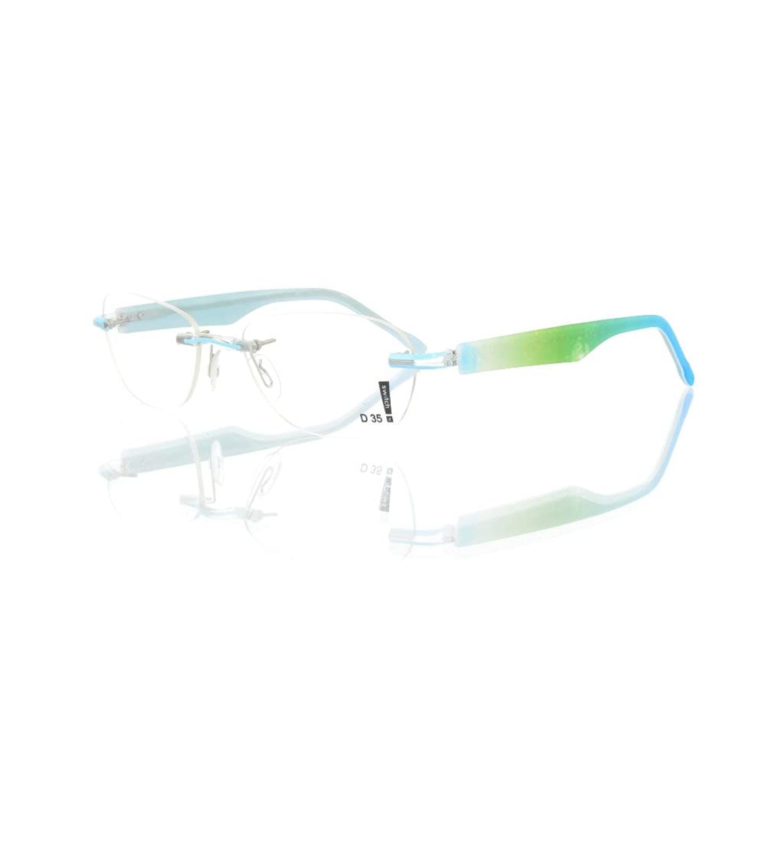 switch it set Combi 2431 interchangeable temples in the color light blue-green inside light blue