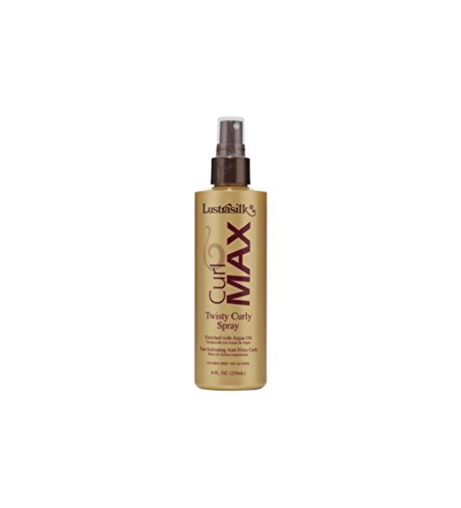 Lustrasilk Max Twisty Curly Spray 8oz - Define, Hold, and Nourish Curls - Buy Online on GoSupps.com