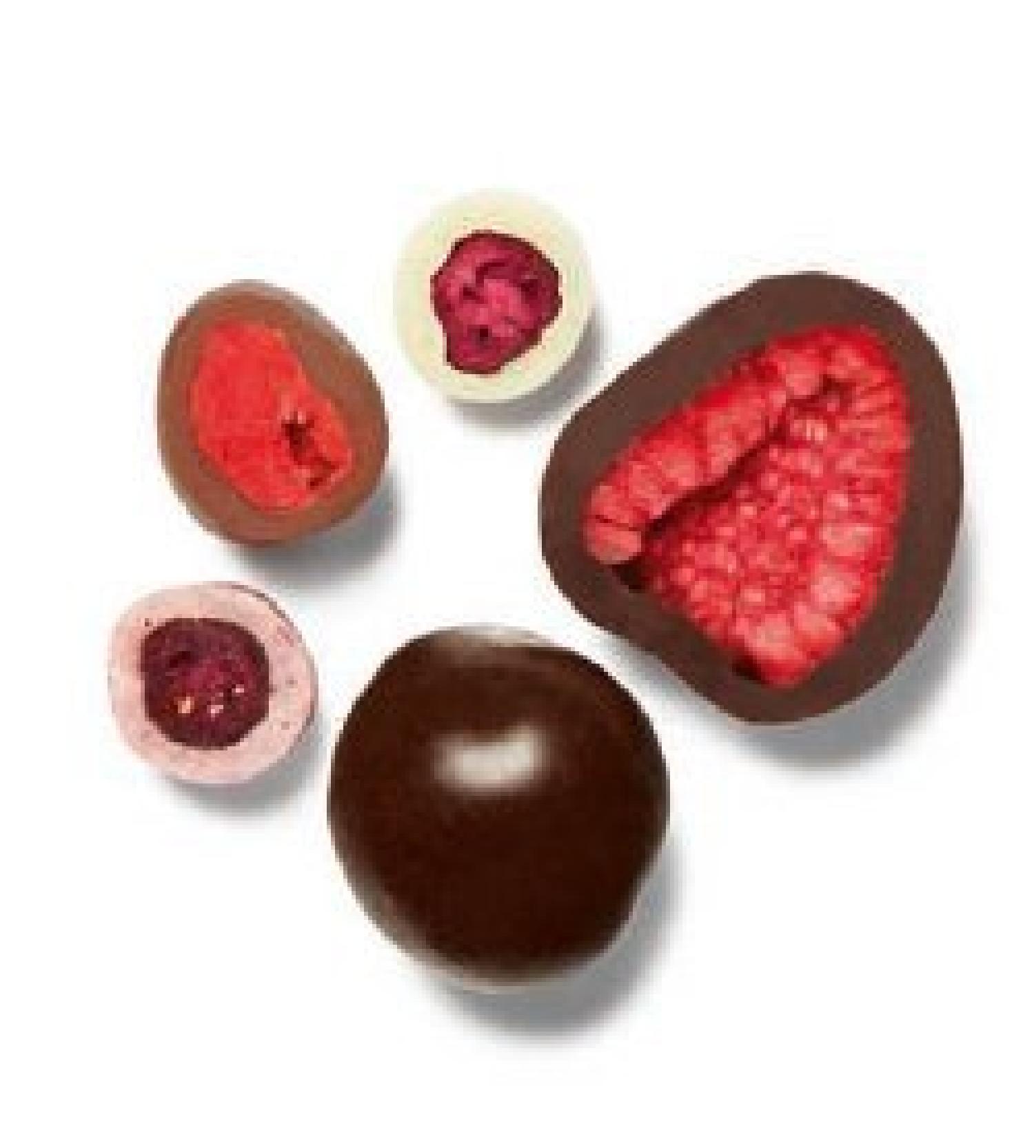 Naturkost Schulz - Organic berry mix in three types of chocolate Fairtrade (1000g) Chocolate 1 kg (1 pack)