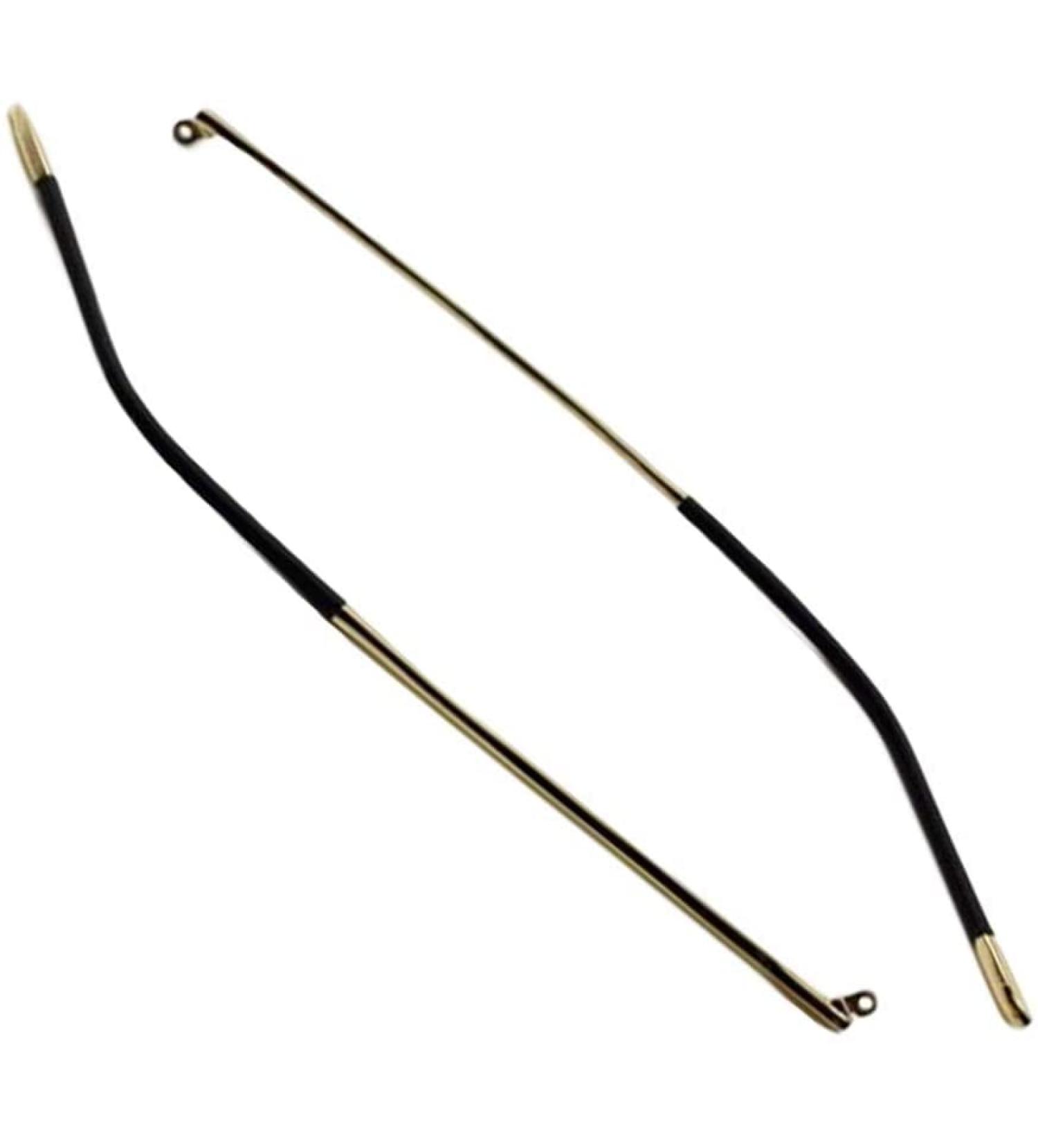 YGNJH Glasses Replacement Legs. Eyeglass Temples Eyeglass Temples 1 Pair Vintage Metal Frame Replacement Temples for Eyeglasses Gold