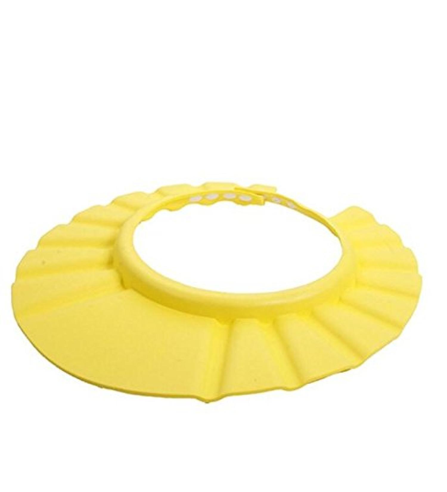 Newin Star Children's Swimming Cap Soft and Safe Ideal as a Visor for Shampoo in the Eye Washing Hair Yellow - Buy Online on GoSupps.com