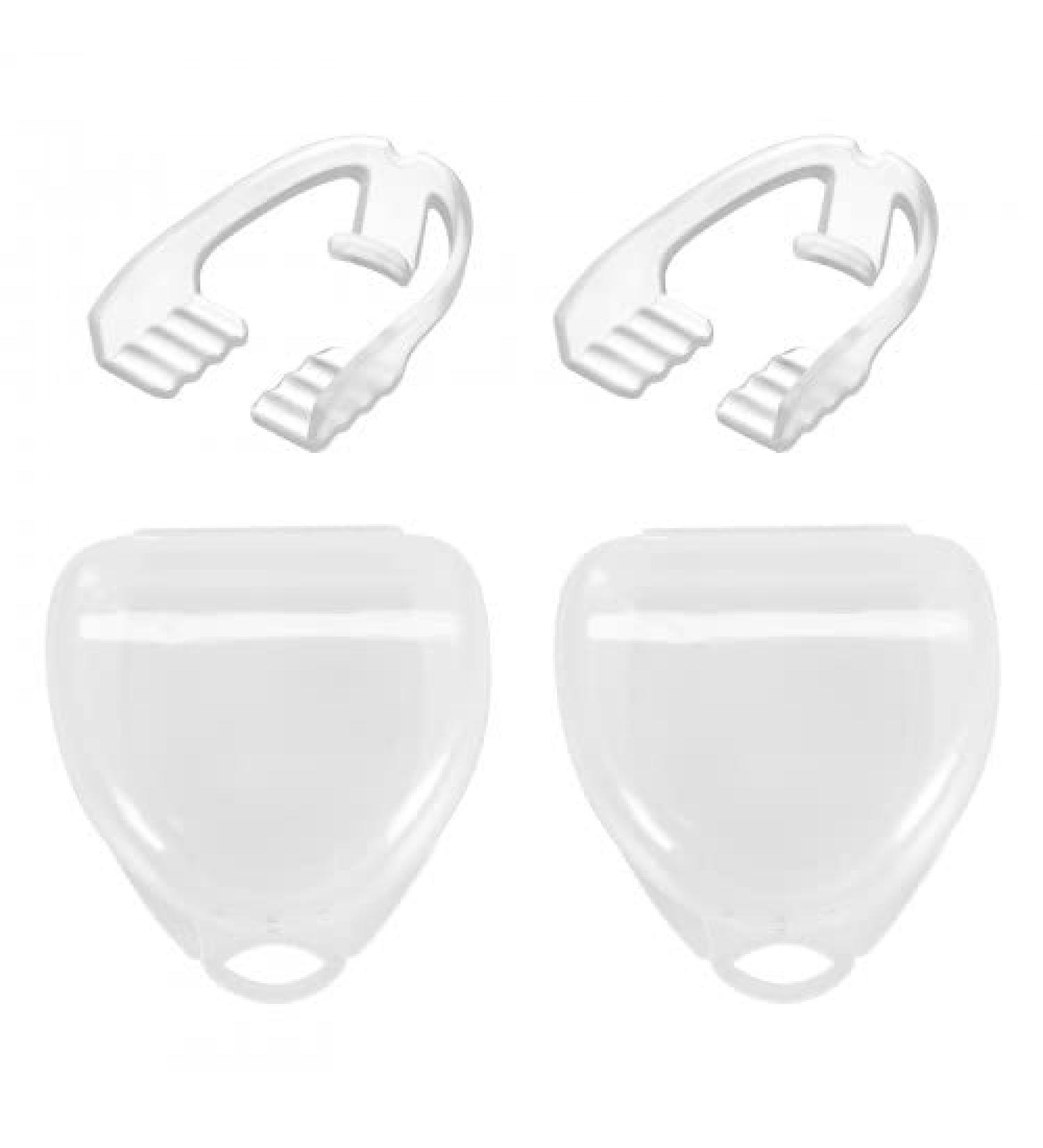 Dokpav 2 PCS Mouth Guard for Teeth Grinding Dental Night Protectors Mouth Guard Night Guard Teeth Grinding with Independent Storage Box for Adults Teeth Grinding Bruxism and Teeth Clenching - Buy Online on GoSupps.com