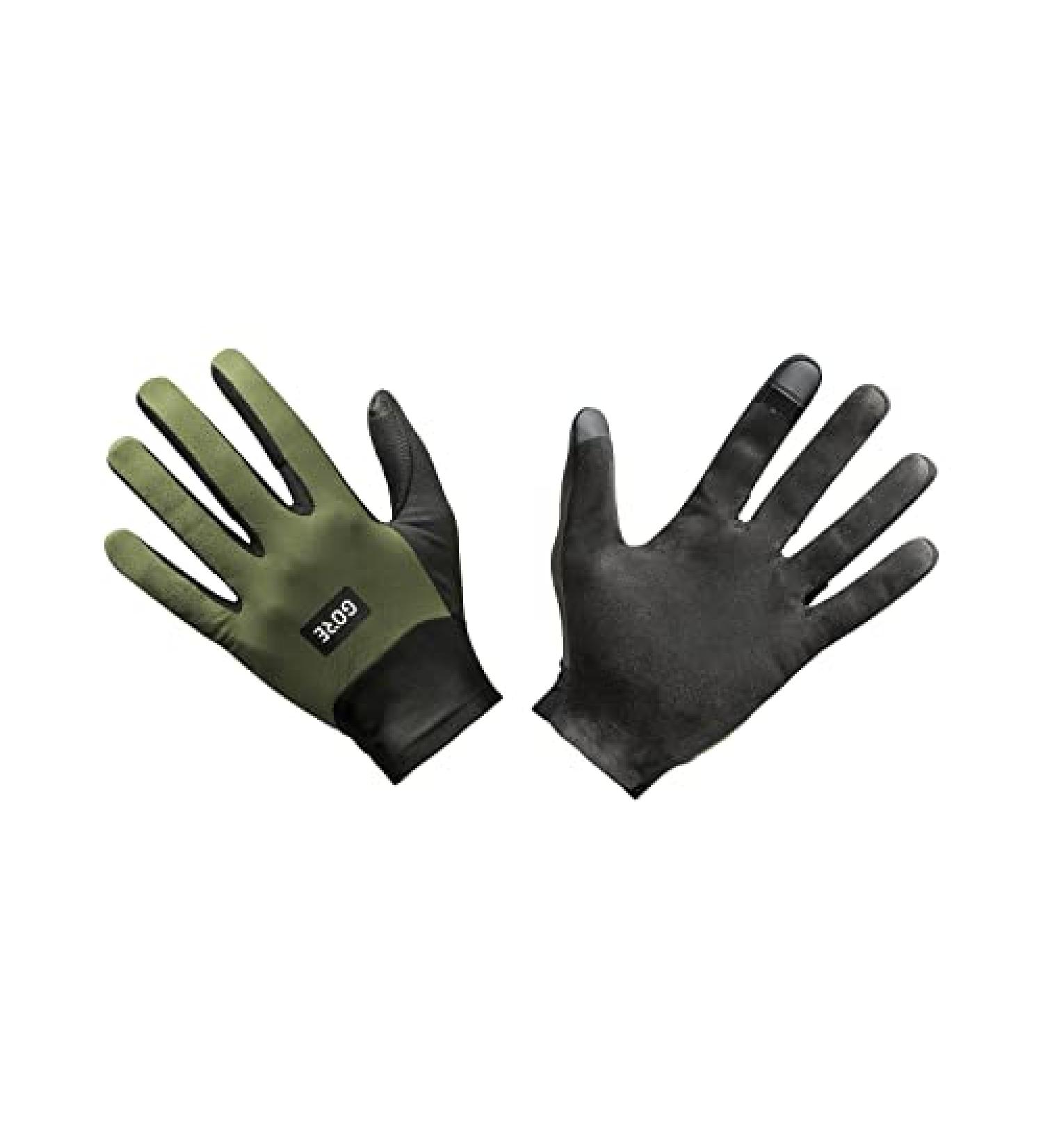 GORE WEAR Unisex TrailKPR Cycling Gloves - Utility Green, Size Large - Buy Online on GoSupps.com