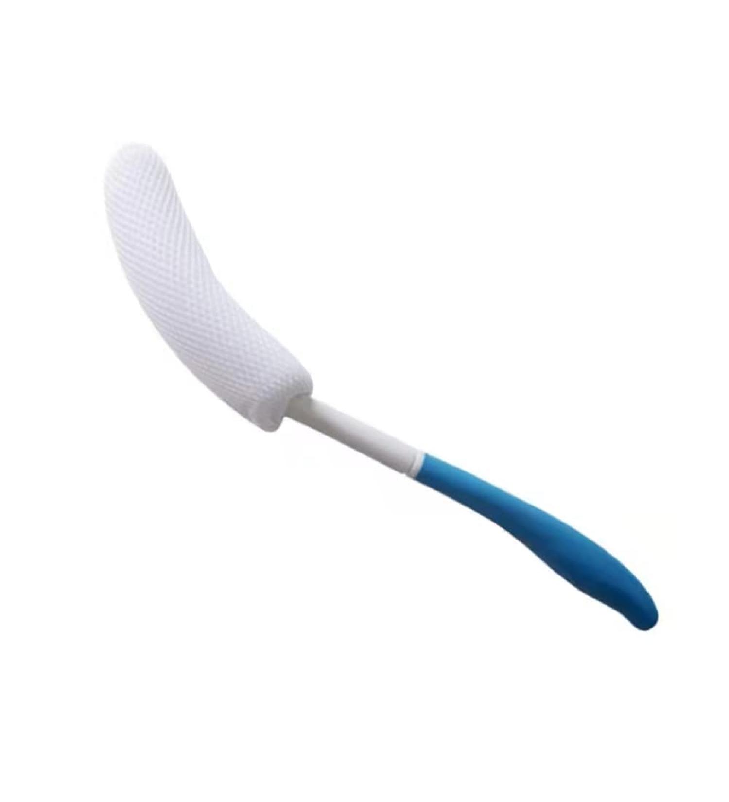 YF-ANEN Long Anti-Slip Curved Handle Bath Body Brush for Middle Aged Elderly/Pregnant Women - 15.33 Inch - Buy Online on GoSupps.com