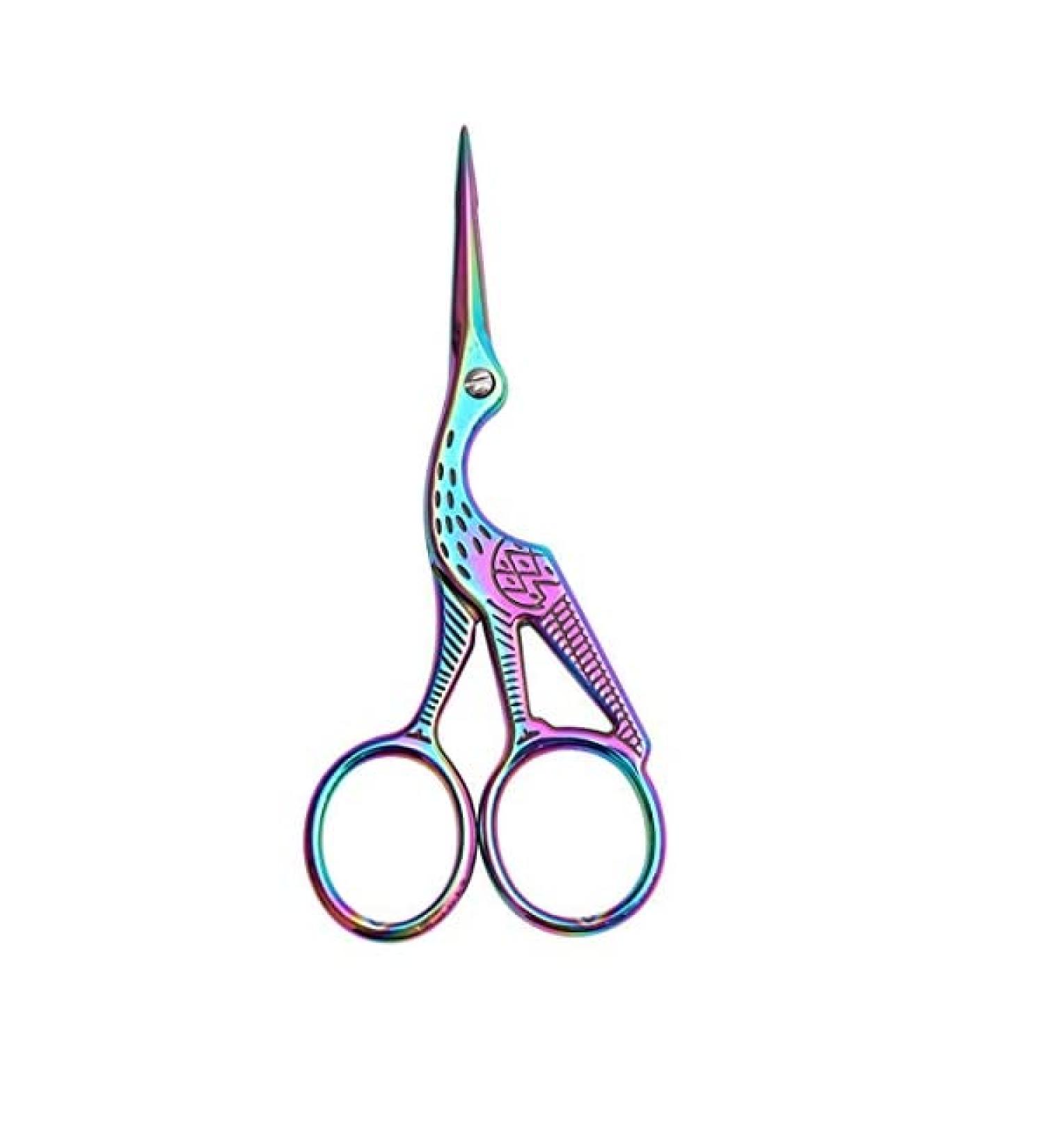 Chameleon Crane Stainless Steel Nail Scissors & Cuticle Clippers - Premium Manicure Tool for Nail Art & Makeup Remover - Buy Online on GoSupps.com