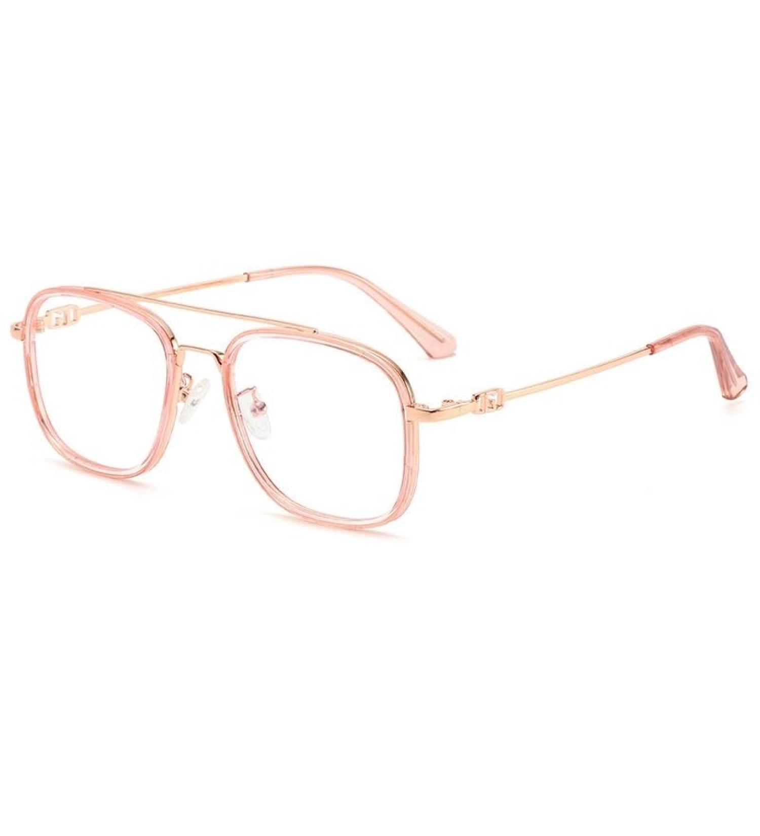 Fuqinqingoz Classic Aviator Anti-Blue Light Reading Glasses - Alleviate Tiredness Fashionable Design +200 Power C6 Color - Buy Online on GoSupps.com