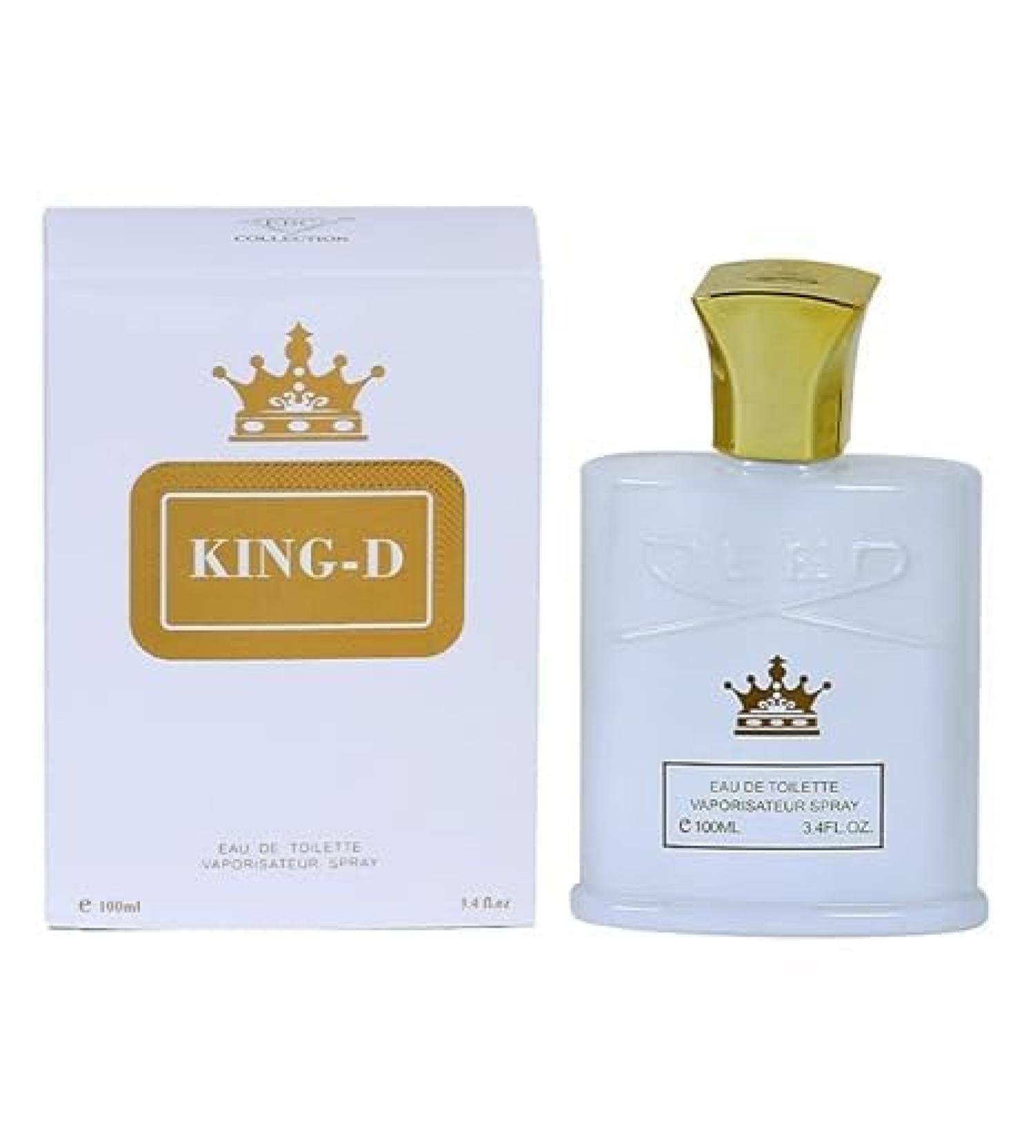 King-D Cologne for Men 3.4oz/100ml EDT Natural Spray Long Lasting