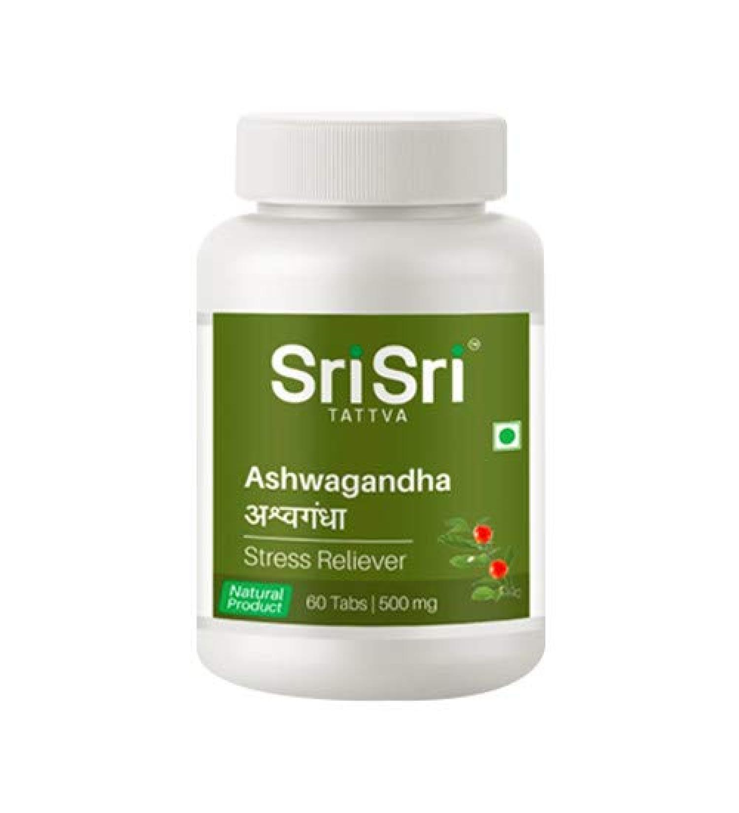 NWIL Sri Sri Tattva Ashwagandha 500mg Tablet -60 Tablets