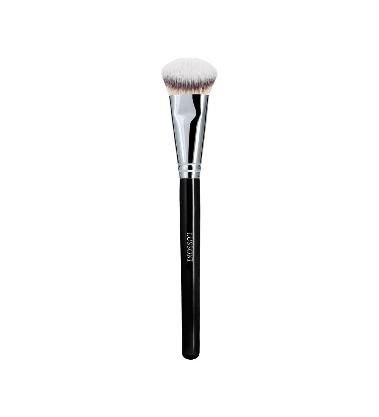 T4B LUSSONI 100 Series Professional Makeup Brushes for Foundation Concealer Liquid Cream Cosmetics Round Flat Angled Conical and Kabuki (PRO 142 Angled Foundation Brush) - Buy Online on GoSupps.com