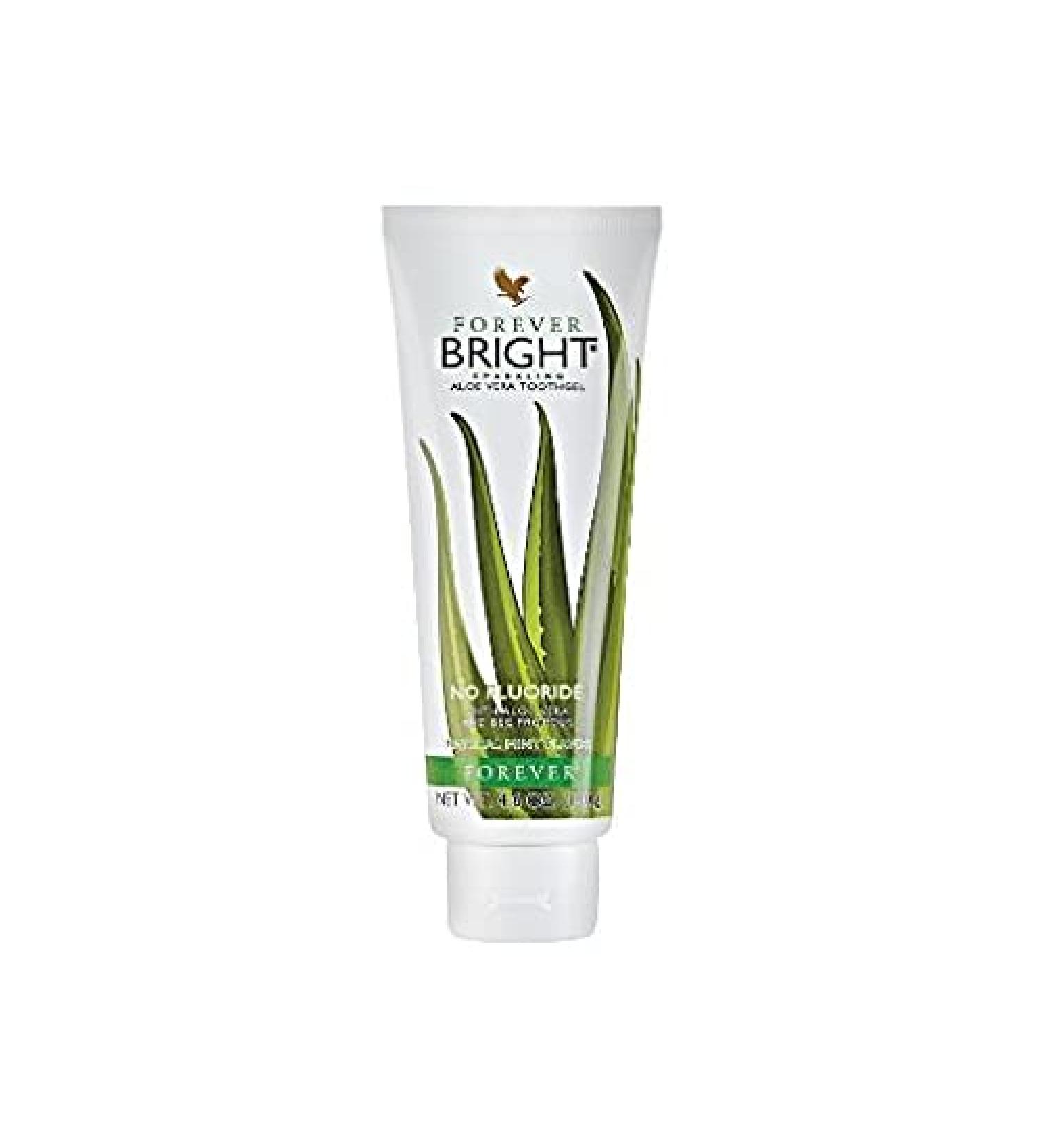 Forever Forever Bright Sparkling Aloe Vera Dental Gel 130g Natural Mint Flavour (Pack of 3)