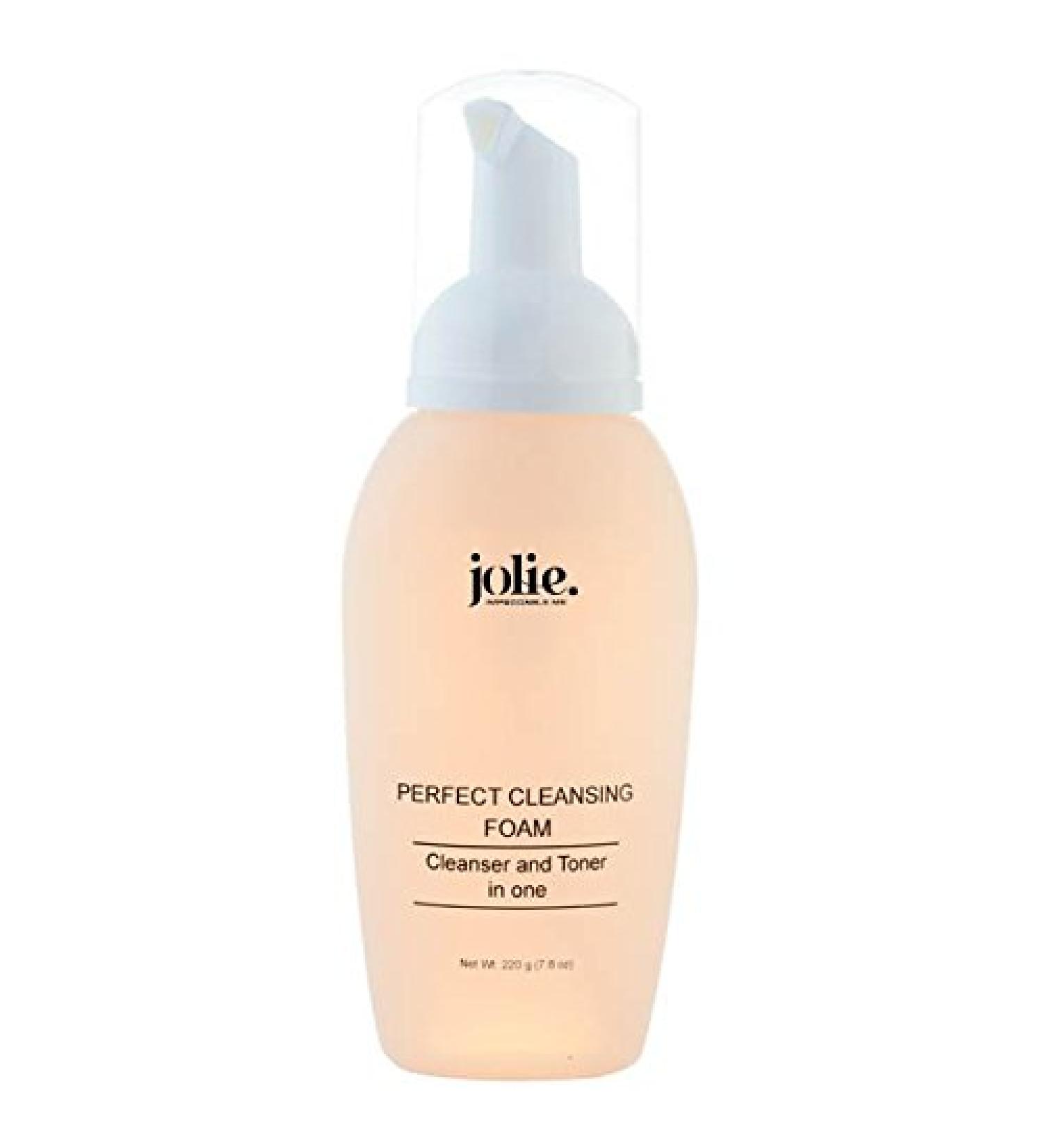 Jolie Daily Essentials 2 in 1 Perfect Facial Cleansing Foam + Toner 7.8 oz
