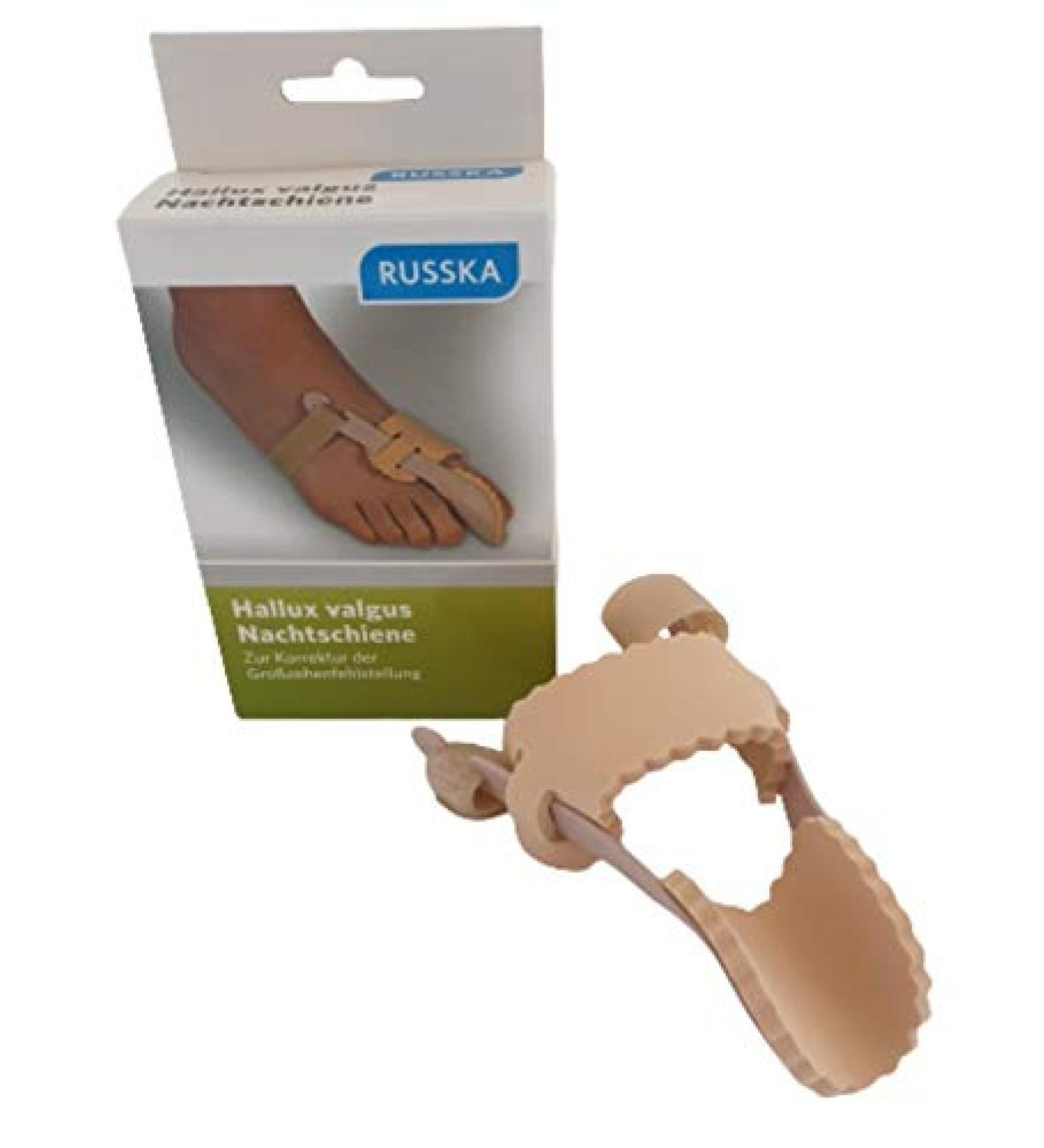 Russka Hallux Valgus Night Splint - Correct Left Big Toe Misalignment for Comfortable Sleep - Buy Online on GoSupps.com
