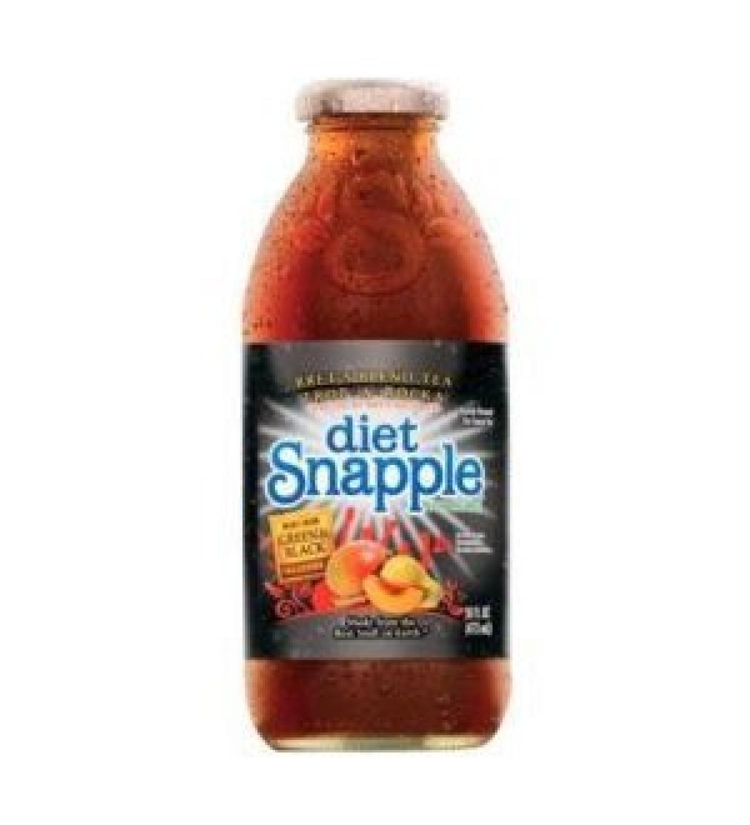 Snapple Diet Bret's Blend Tea Trop a Rocka Lot de 6 sachets de th 473 ml