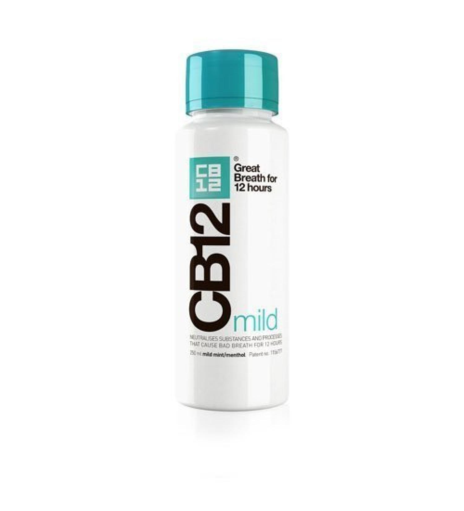 CB12 Mild Mint Menthol Mouthwash (250ml) by CB2