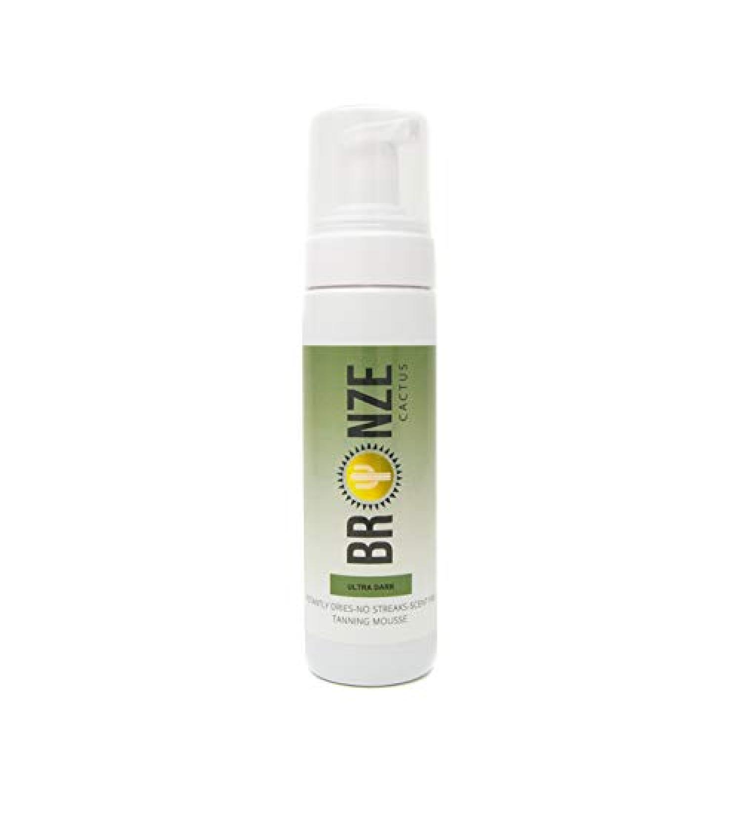 Double-Dipped Ultra Dark Self-Tanning Mousse | Mediterranean Glow | Streak-Free & Scent-Free | Vegan Organic Bronzer for All Skin Types - 200ml - Buy Online on GoSupps.com