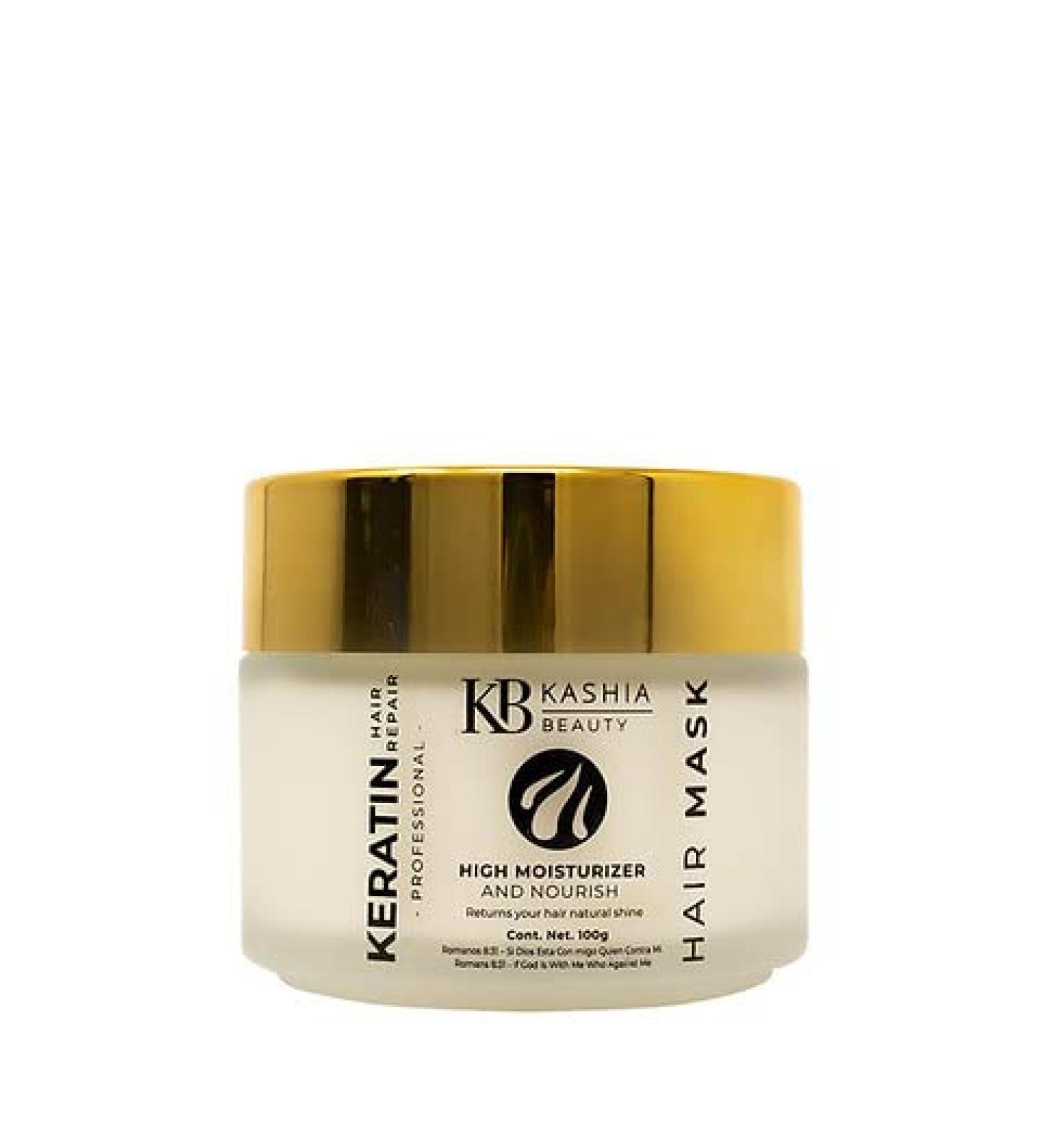 Kashia Beauty Mask Hair Repair Keratin 100gr - Intensive Treatment for Healthy, Nourished Hair - Buy Online on GoSupps.com