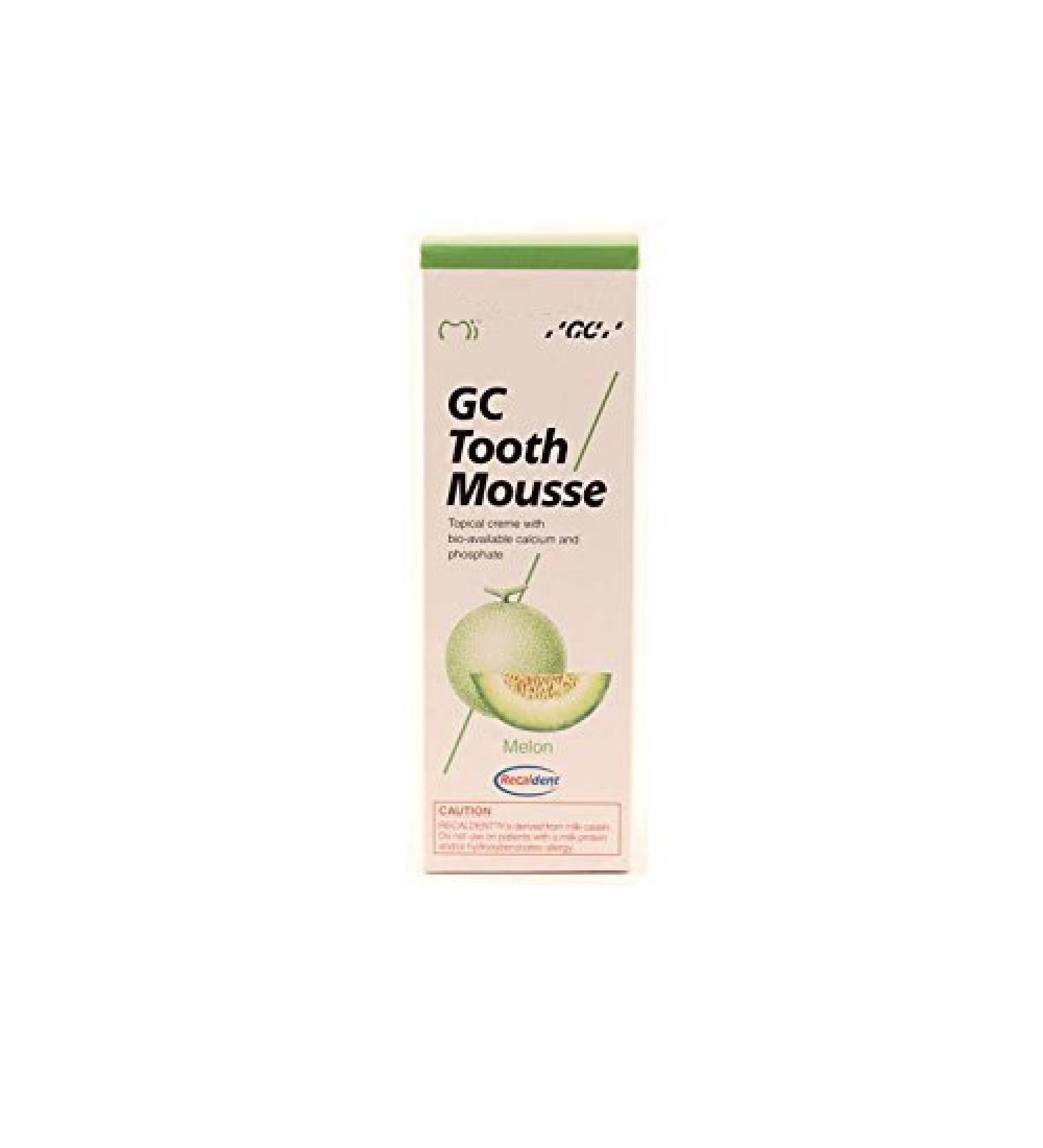 2x GC Tooth Mousse Toothpaste 35ml Tube Melon (2x 35ml Tube)