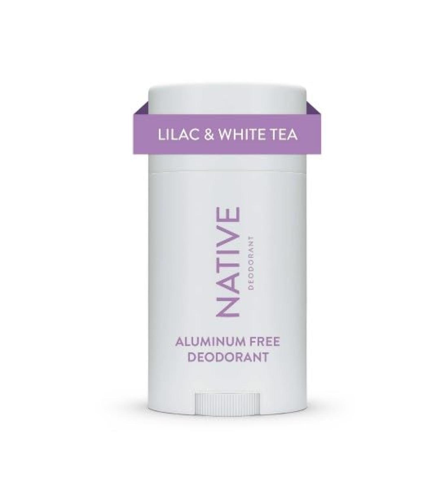 Native Deodorant Lilac & White Tea - Aluminum Free | Unisex 2.65 Oz | Best Natural Deodorant for Women & Men - Buy Online on GoSupps.com