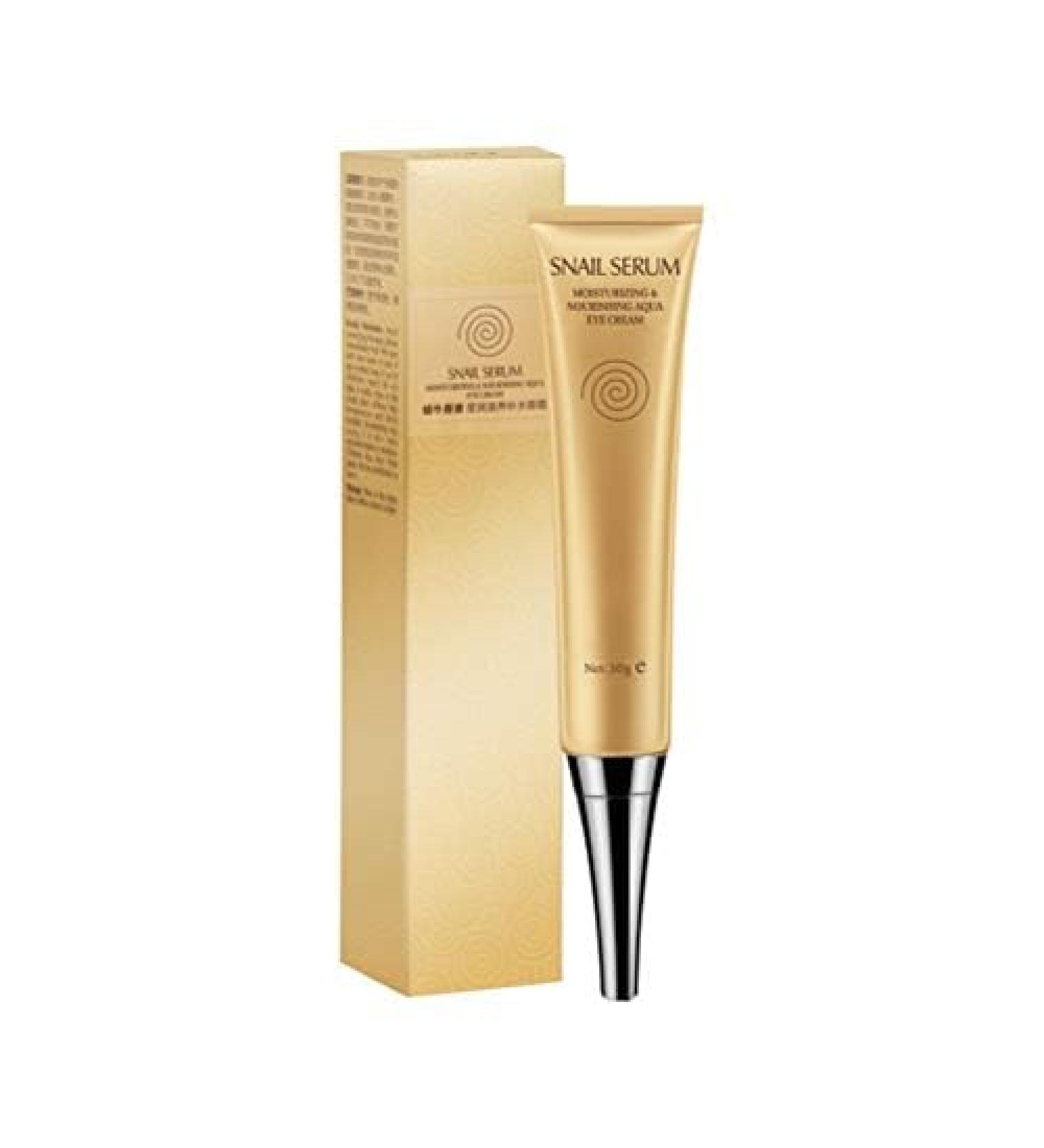 Eye Cream Snail Eye Repair Cream Anti Aging Eye Cream for Dark Circles Puffiness Under Eye Bags for Women