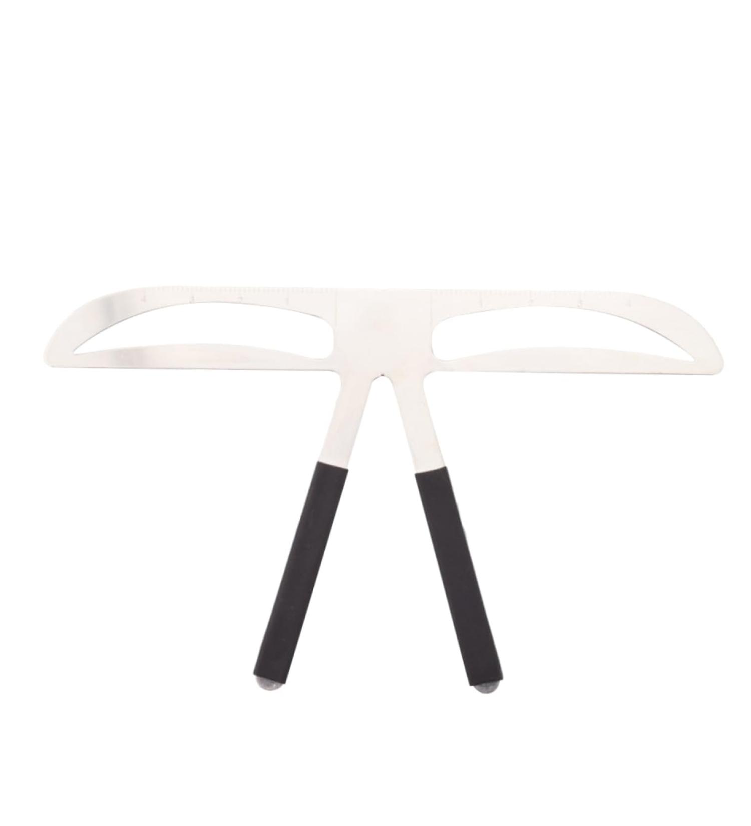 VINTORKY Eyebrow Drawing Tools Eyebrow Caliper Assistant Grooming Stencil Brow Stencils Tool Balance Ruler Miss Stainless Steel - Buy Online on GoSupps.com