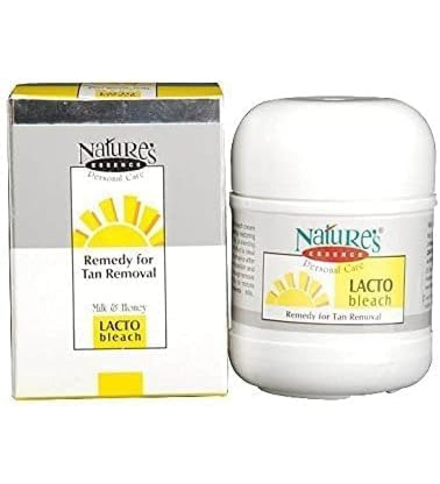 QURA Lacto Bleach Milk and Honey Remedy for Tan Removal (Pack of 2)-100 g Each by HealthzZone