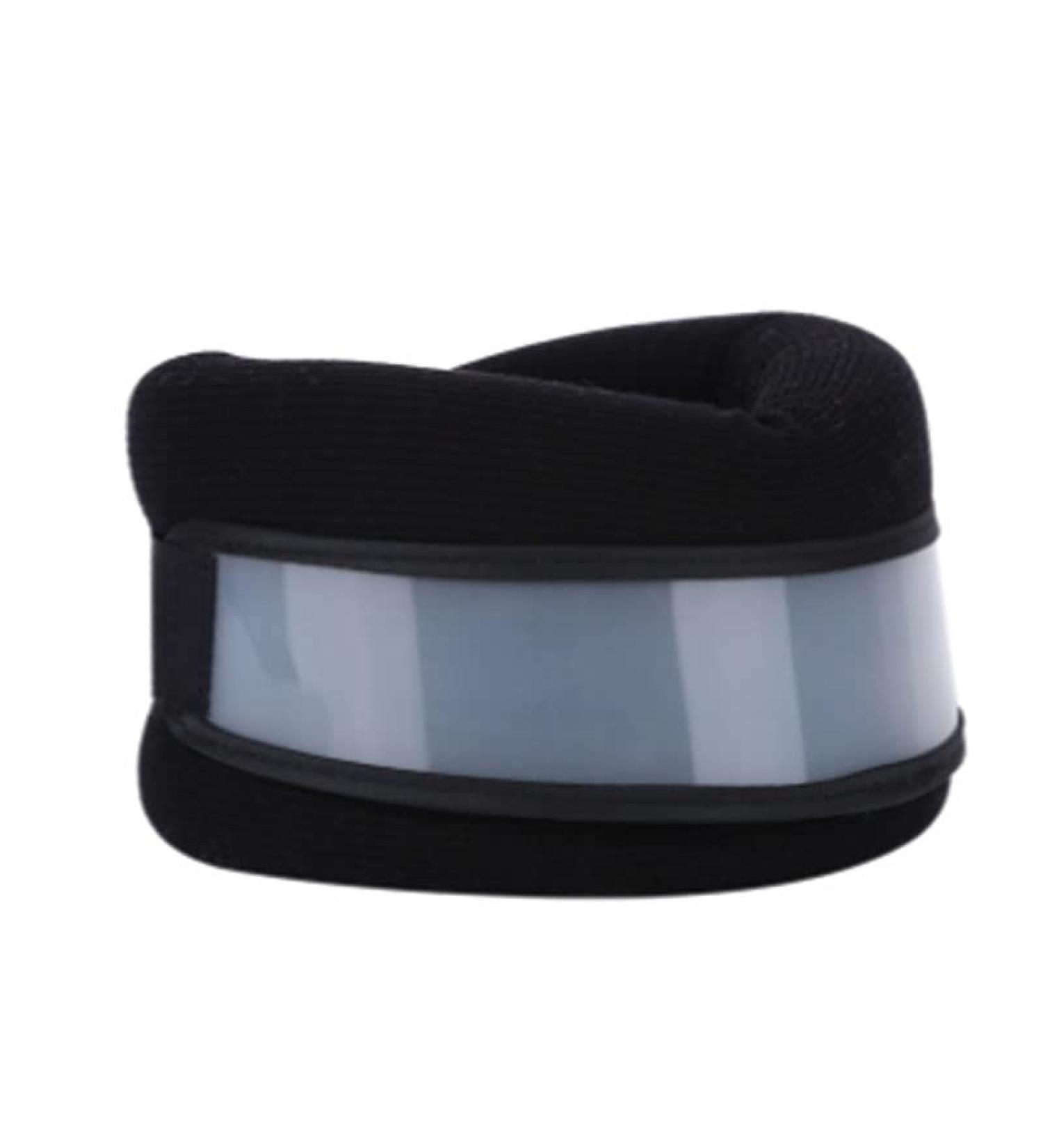Neck Brace Support Comfort Foam Cervical Collar for Relieving Neck Pain & Pressure Breathable Neck Traction Device Soft Neck Collar Protector for Stabilizes Vertebrae Sleeping black