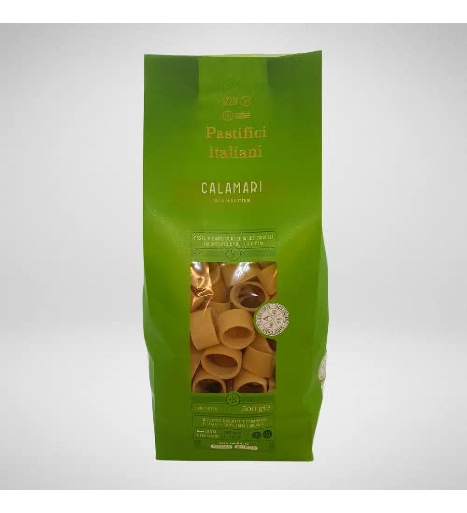 Artisan Italian | Pasta di Grano Duro senatore cappelli decorticato e molito a Pietra - Calamari - Durum Wheat Pasta senatore cappelli shelled and Stone Milled (Calamari) - Buy Online on GoSupps.com