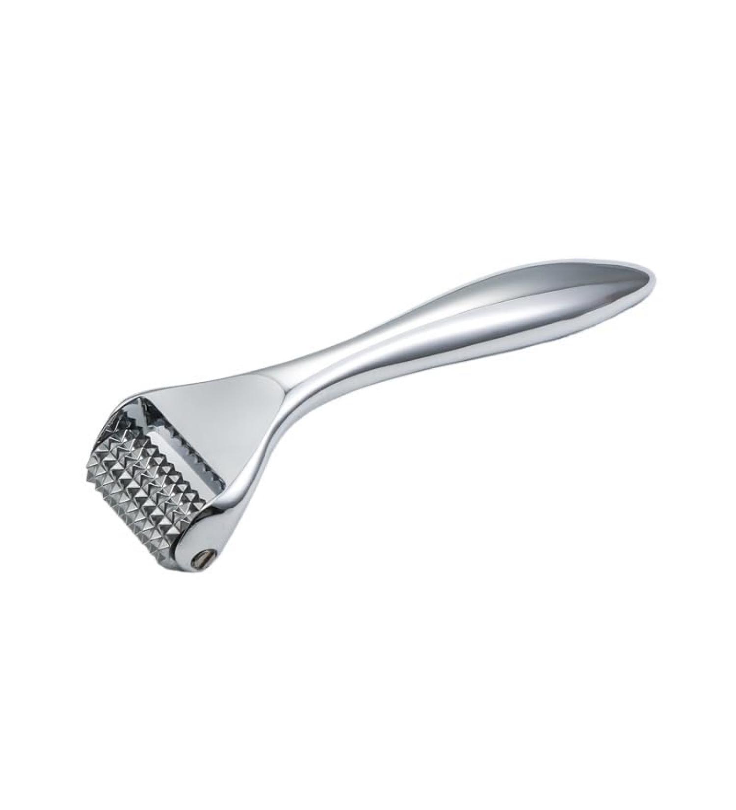 3D Slimming Massage Stick | Micro Roller Needle Massage Instrument for V Face Beauty | Silver Skin Metal Massage Stick - Buy Online on GoSupps.com