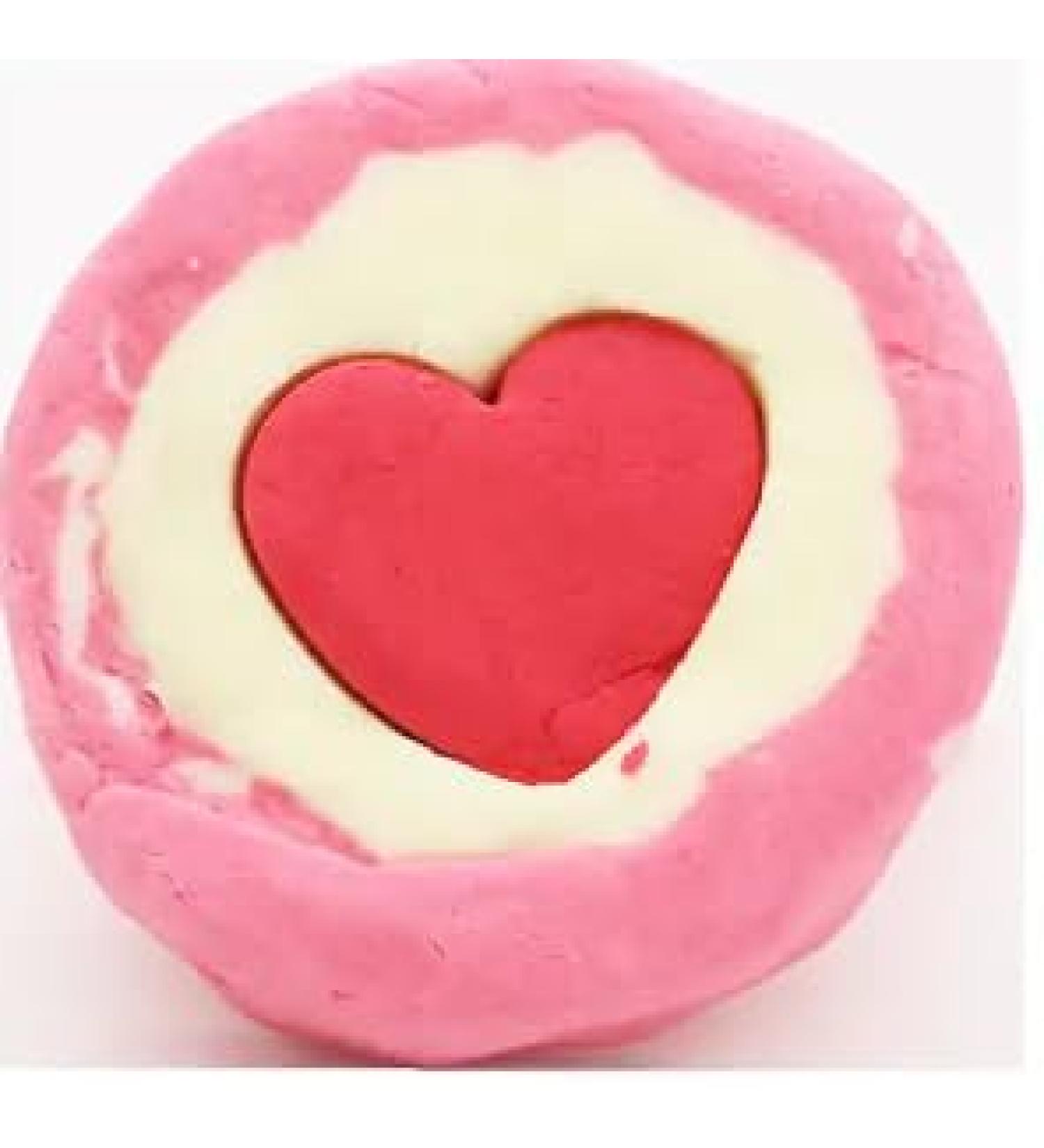 Luxurious Heart-Shaped Rose Scented Bubble Bath with Essential Oils Shea Butter & Blueberry Extract for Soft Hydrated Youthful Skin - Buy Online on GoSupps.com
