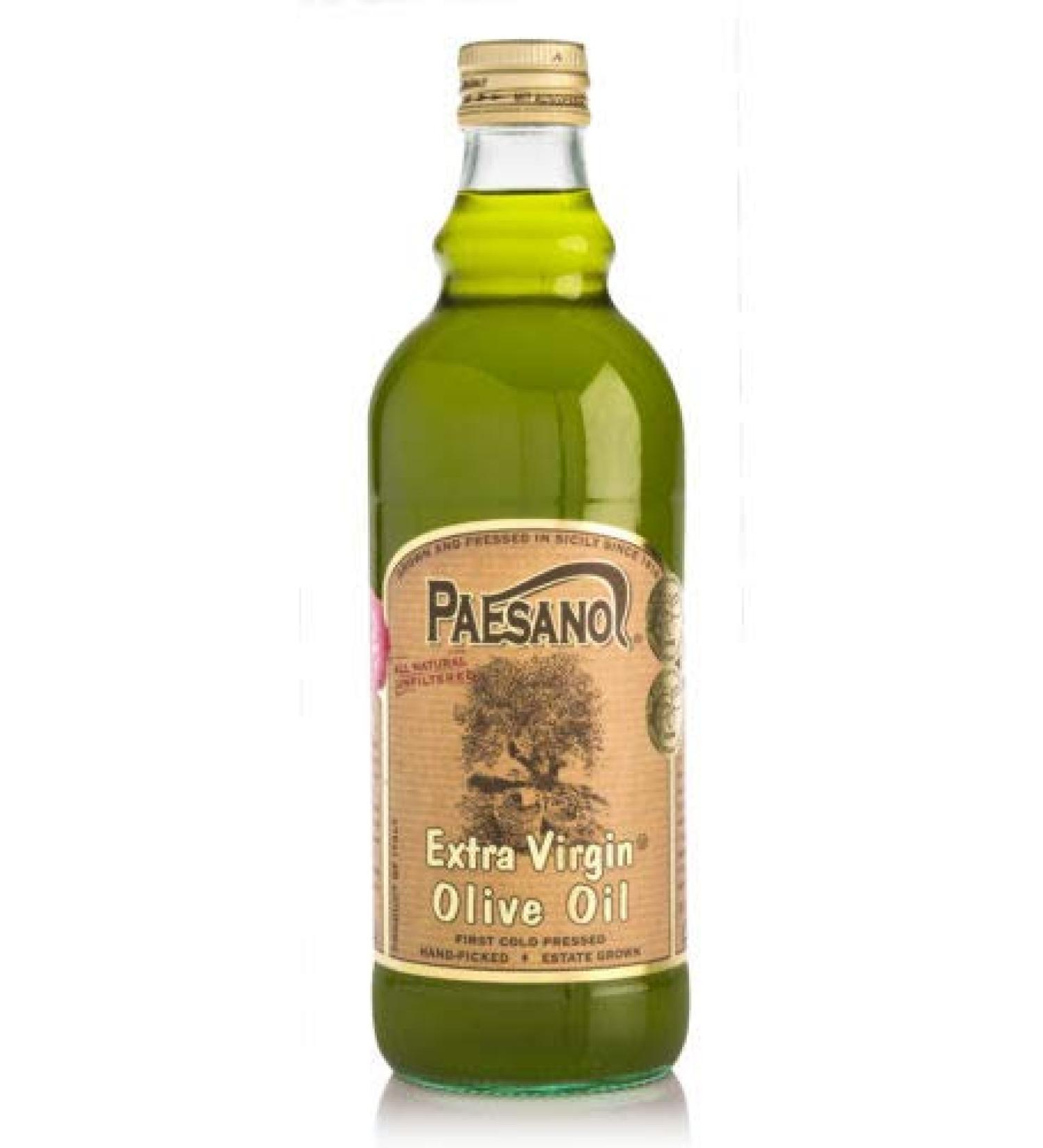 Paesanol Extra Virgin Oil Olive Unfiltered 33.8 Fl Oz 33.8 Fl Oz (Pack of 1)