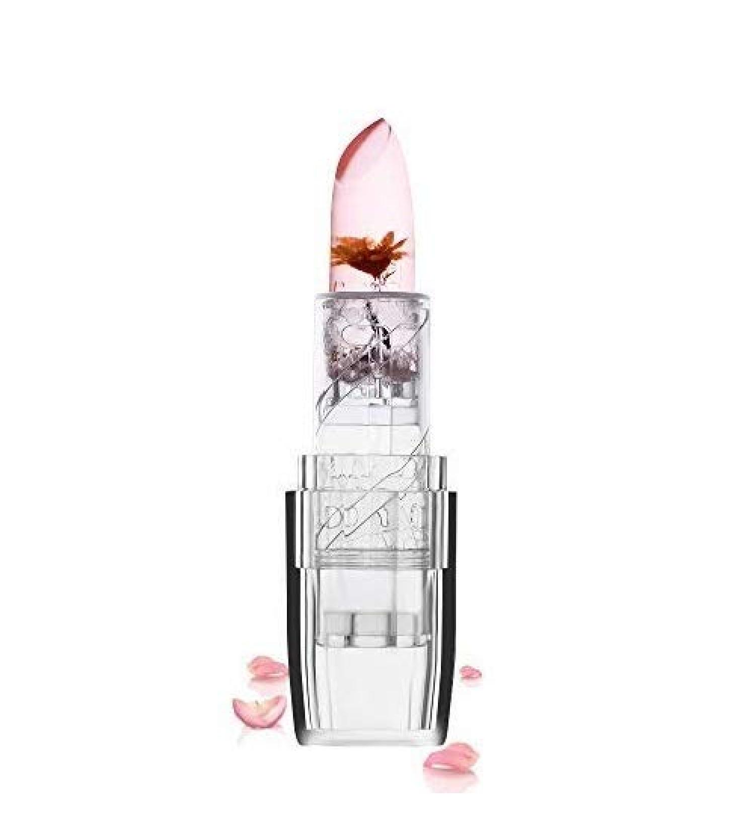Long Lasting Lip Gloss & Color Changing Flower Lipstick - Moisturizing Crystal Jelly Balm - Buy Online on GoSupps.com