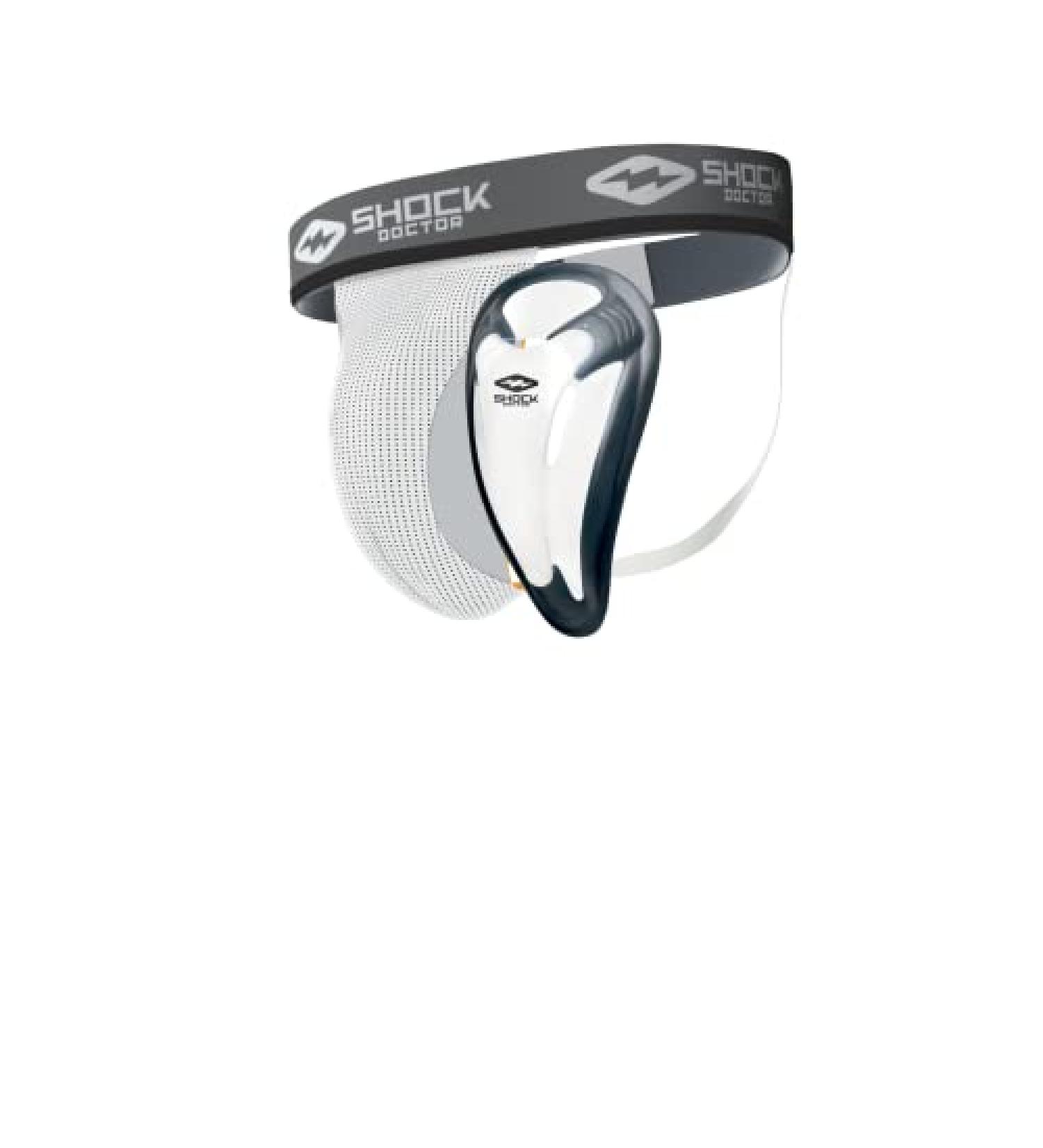Shock Doctor Jock Strap with BioFlex Cup - Adult Medium White - Buy Online on GoSupps.com