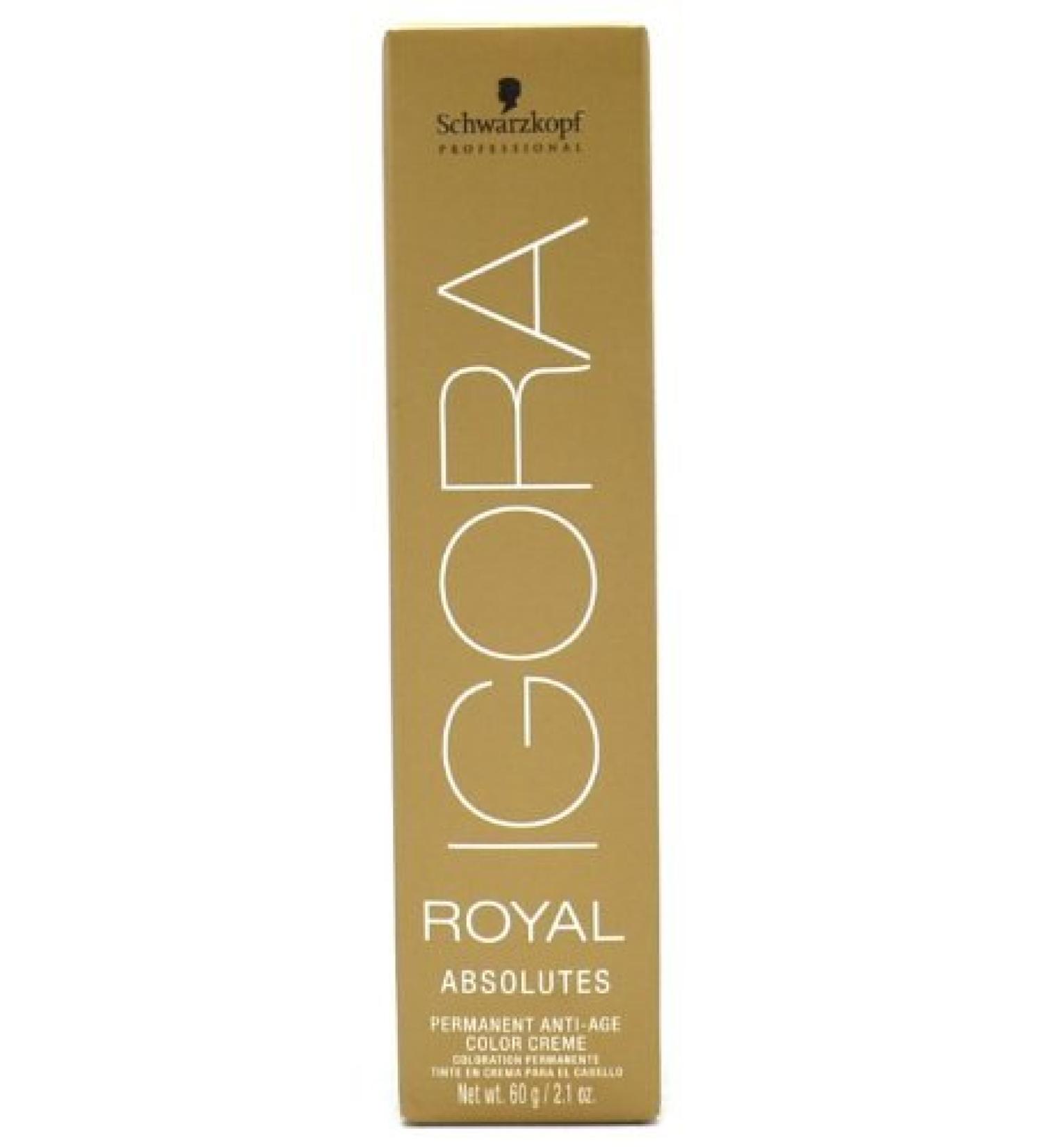 Schwarzkopf Professional Igora Royal Absolutes Hair Color - 8-50 Light Blonde Gold Natural by Schwarzkopf Professional