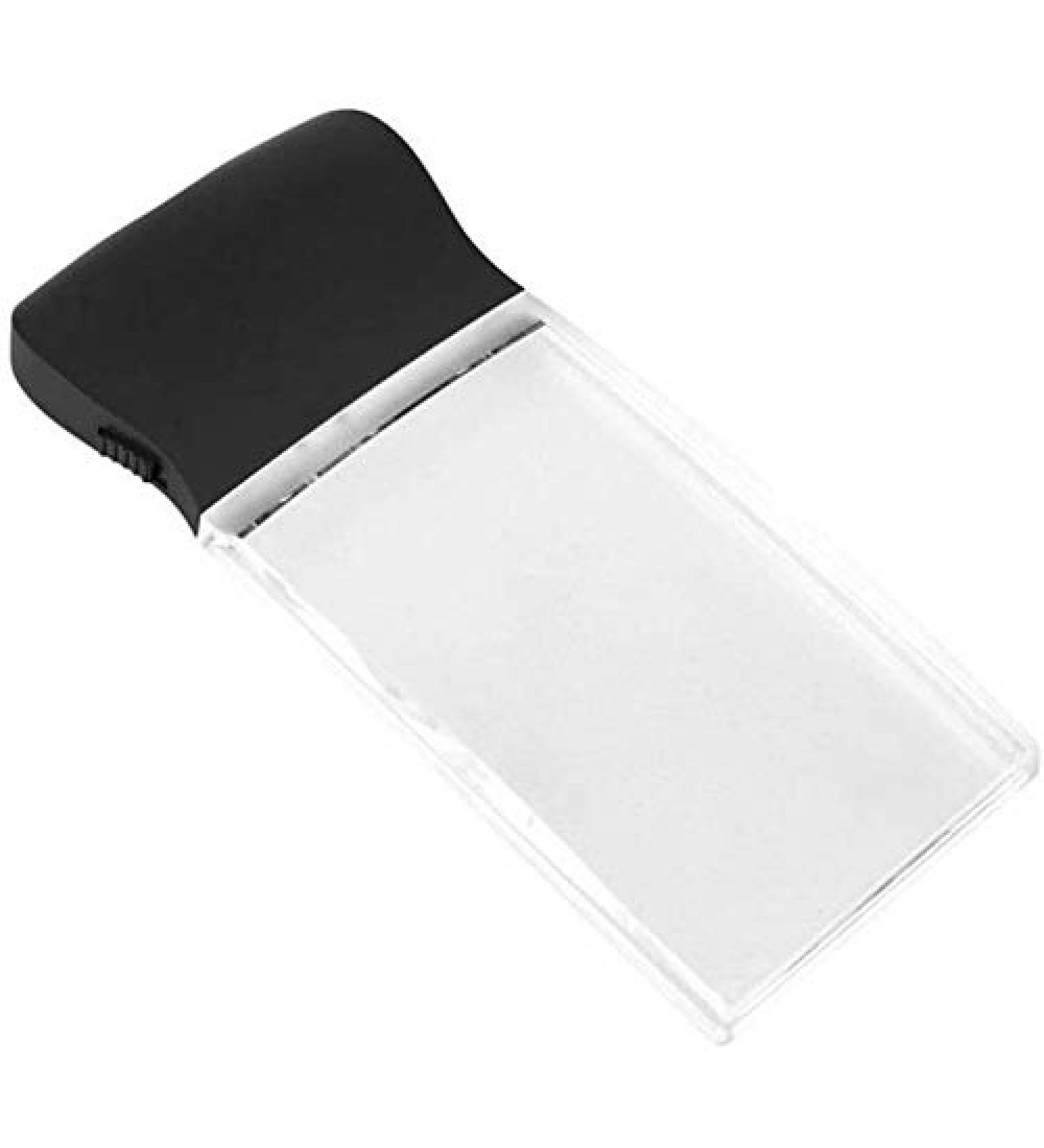 Magnifying Glasses Vision aids Magnifying Glass for Reading Magnifying Glass with Light Handheld Rectangular 3 LED Light 2X Magnifier Rimless Distortion-Free Lens Stationery Office Supplies 1PCS - Buy Online on GoSupps.com