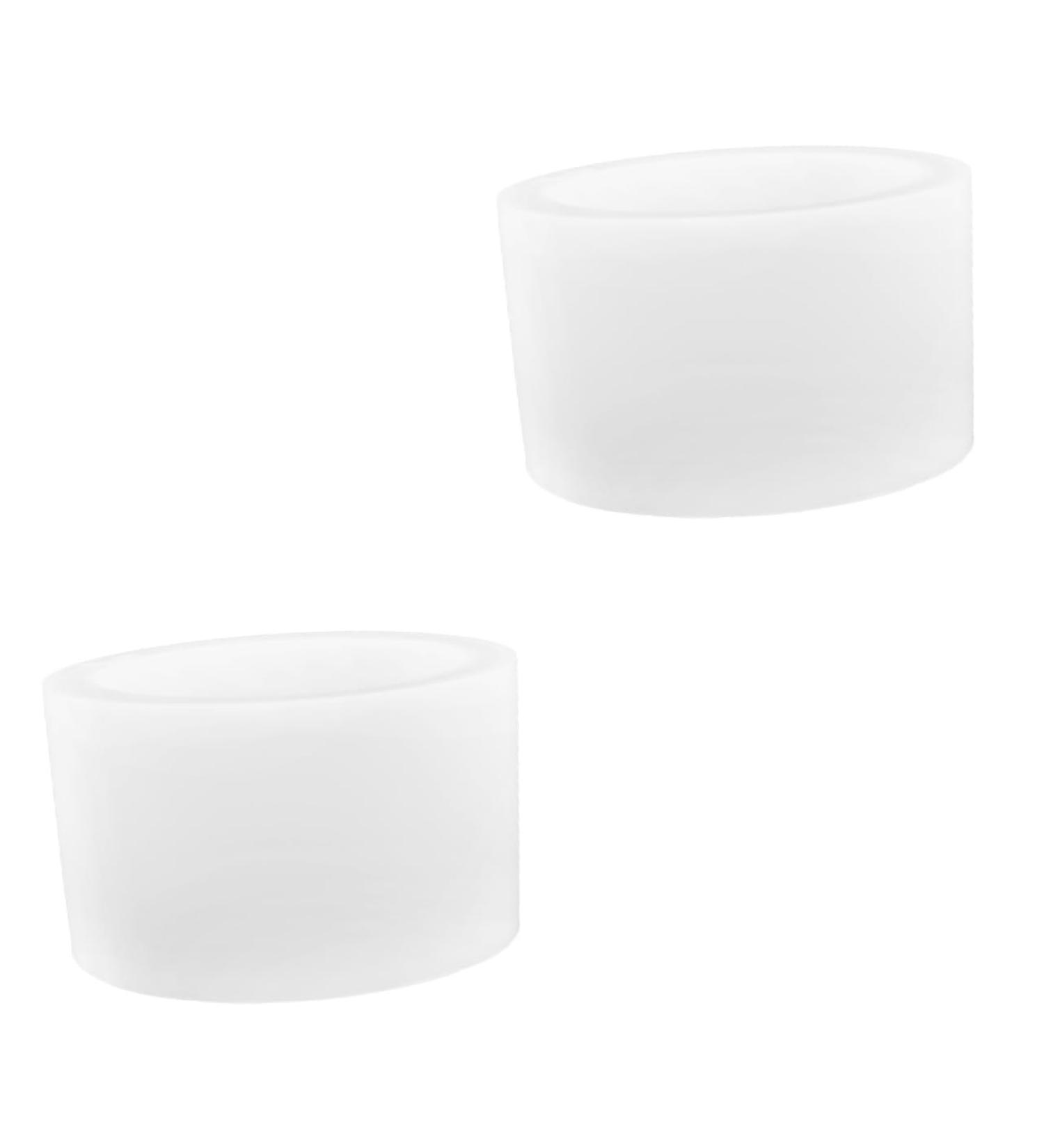 Operitacx 2 Pcs Silicone Mold Candle Molds Crystal Pen Holder Mold Makeup Tray Flower Pot Mold Flowerpot Plant Whitex2pcs 12.3X12.3cmx2pcs - Buy Online on GoSupps.com