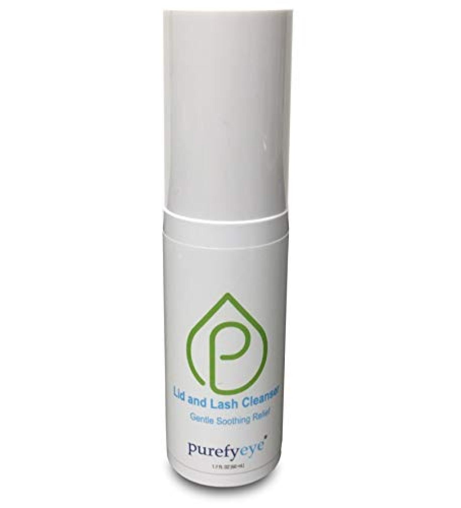 PUREFYEYE Hypochlorous Eyelid Cleanser - 1.7oz | Dry Eye Relief Skin Irritations Rosacea & Pink Eye Care | Gentle Non-Irritating & Hypoallergenic - Buy Online on GoSupps.com