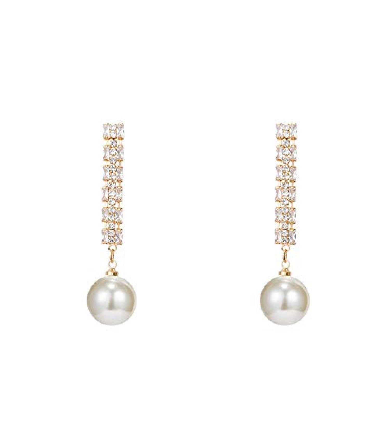 Fashion Earrings Trendy Drop Earrings for Women Fashion Long Hanging Earrings Wedding Jewelry Dainty Earrings Fashion Accessories - Buy Online on GoSupps.com