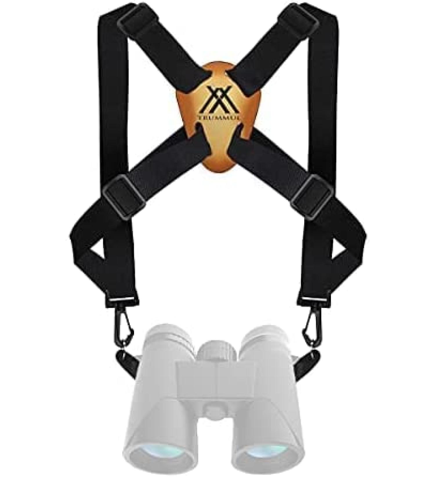 Trummul Binocular Harness Strap - Ideal Chest Harness for Hunters, Photographers, and Golfers (Black) - Free Size - Buy Online on GoSupps.com
