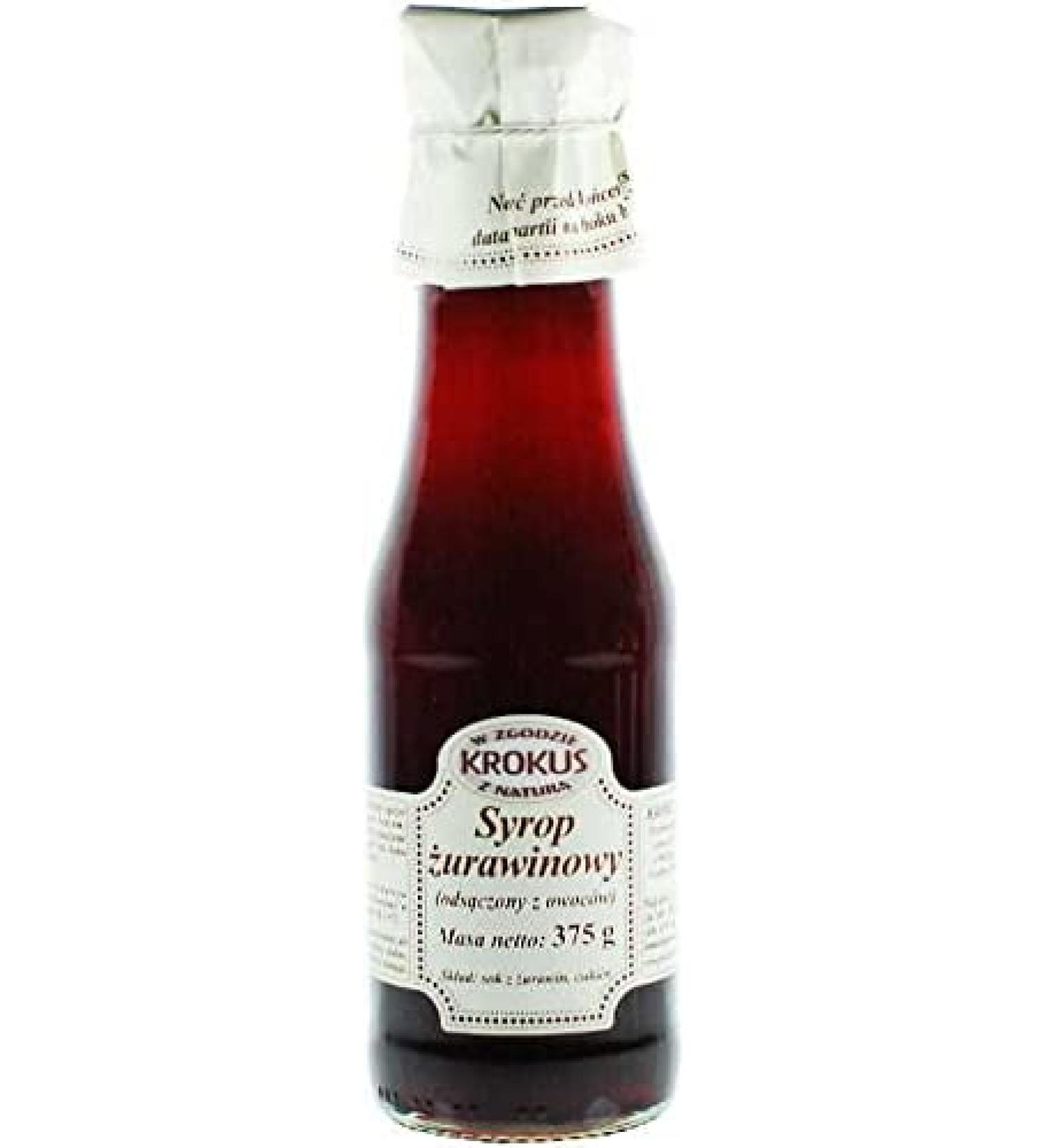 Cranberry syrup 375 g Krokus