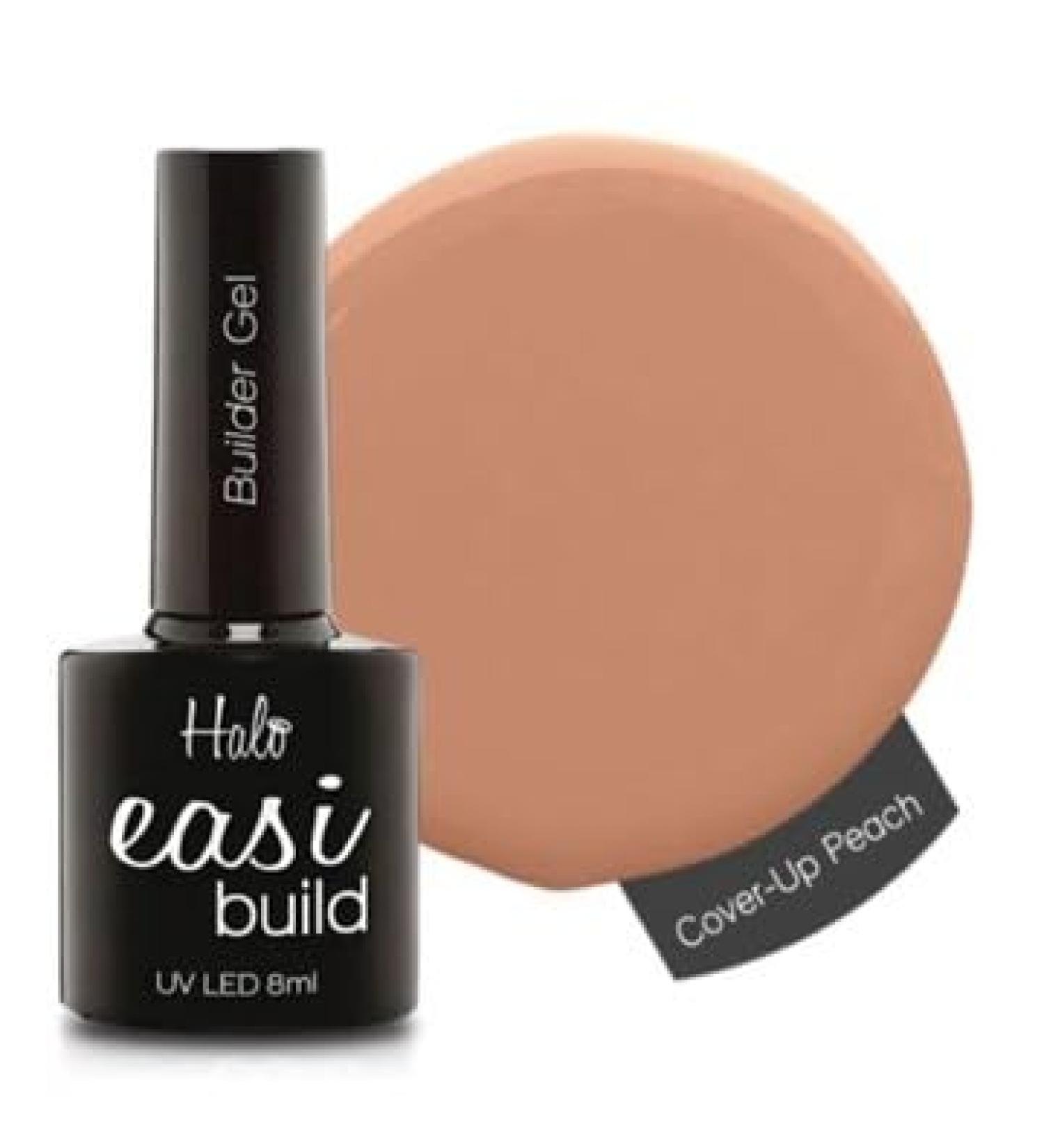 Pure Nails Halo Easi Build LED/UV Builder Gel Collection - Cover Up Peach 8ml (N3017) Brown 8 ml (Pack of 1)