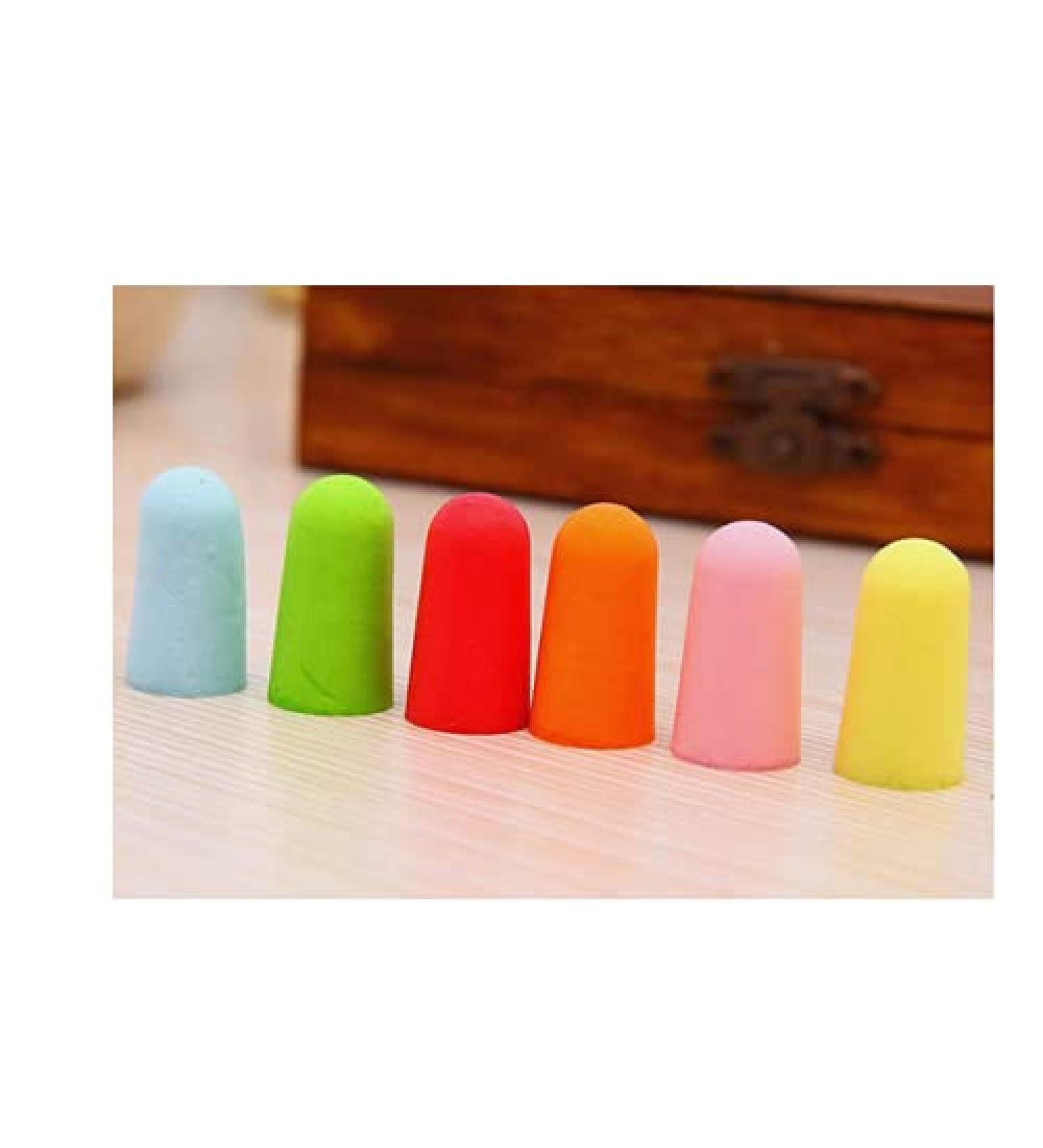 Comfort Soft Sponge Earplugs Noise Reduction Foam Soft Protection Ear Plugs Box-Packed Earplugs Protective for Sleep Slow Rebound Earplugs with Storage Box (Green.)