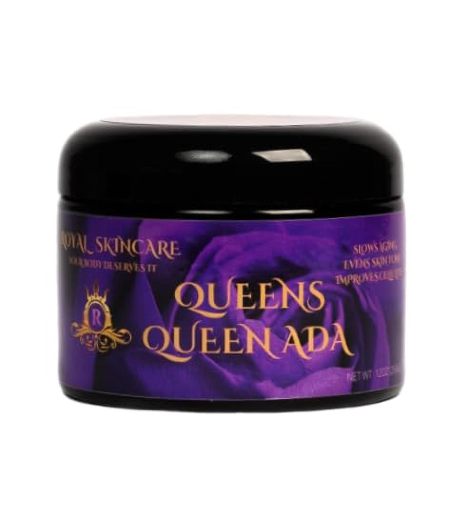 Queen Ada Royal Skincare Premium Body Butter for Women Hydrating and Firming Skincare for Dry Skin Cellulite Stretch Marks or Uneven Tone Restores Soft Supple Firmness 8 oz 12 oz. (12oz) 12 Ounce - Buy Online on GoSupps.com