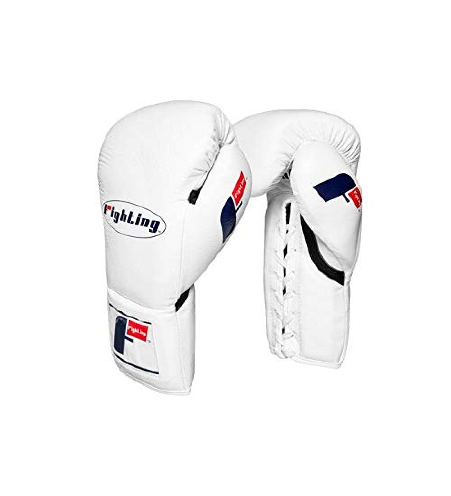 Fighting Certified Pro Fight Gloves White 10 oz - Premium Quality for Pro Fighters - Buy Online on GoSupps.com