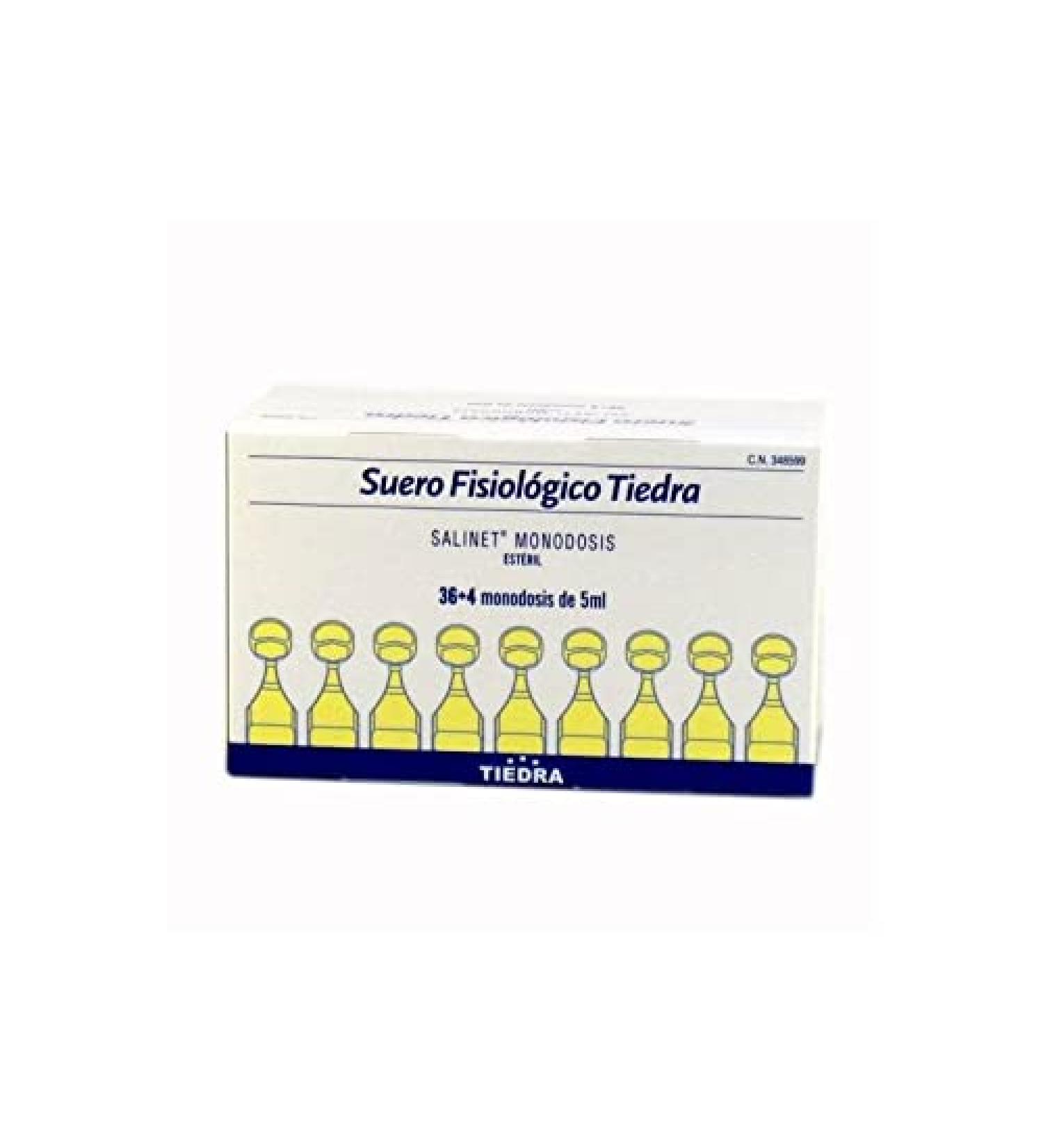 TIEDRA Physiological Serum Ti dre Salinet 40 Monodose Non Injectable