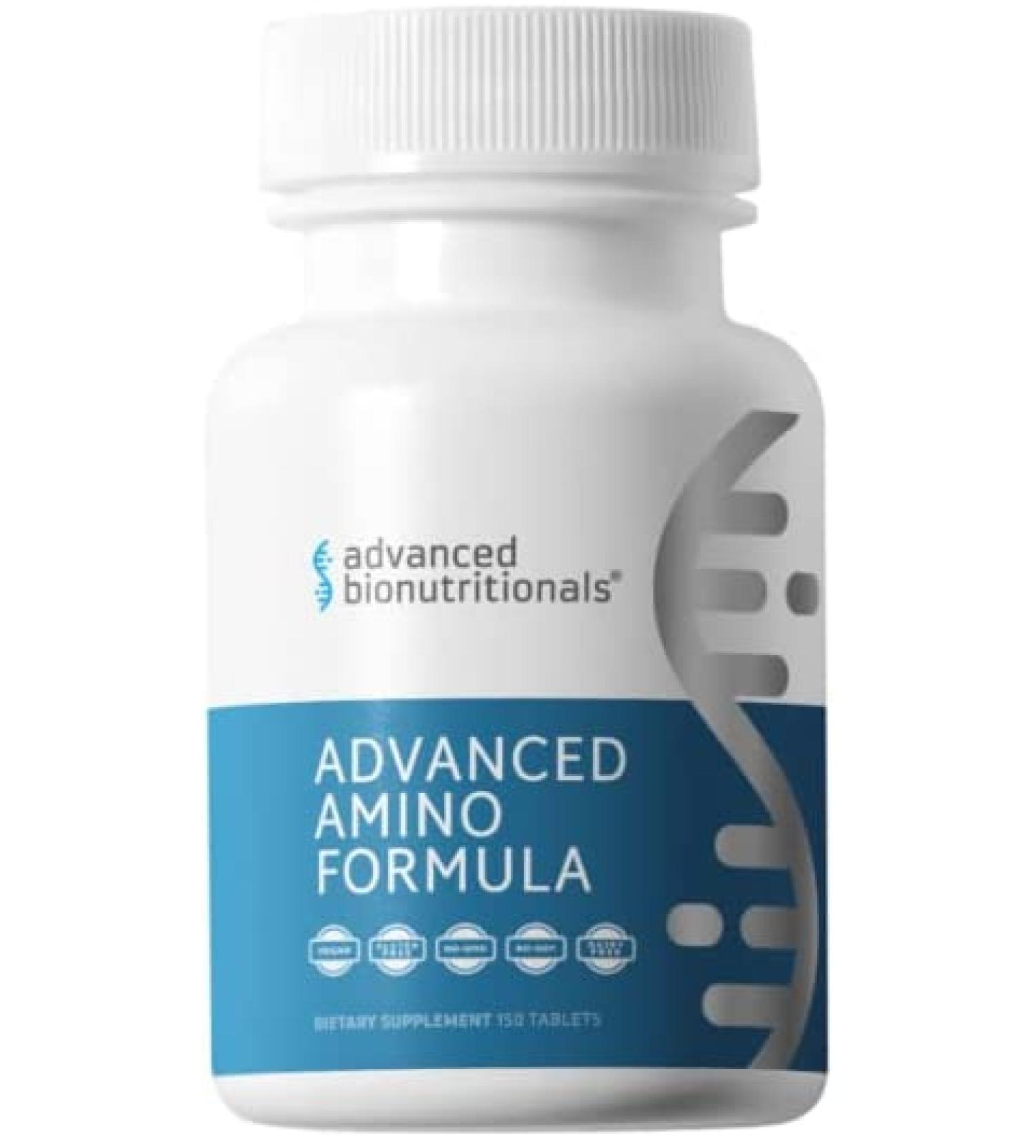 Advanced Bionutritionals PerfectAmino Formula - Vegan Amino Supplements for Muscle Growth & Energy - 150 Tablets - Made in USA - Buy Online on GoSupps.com